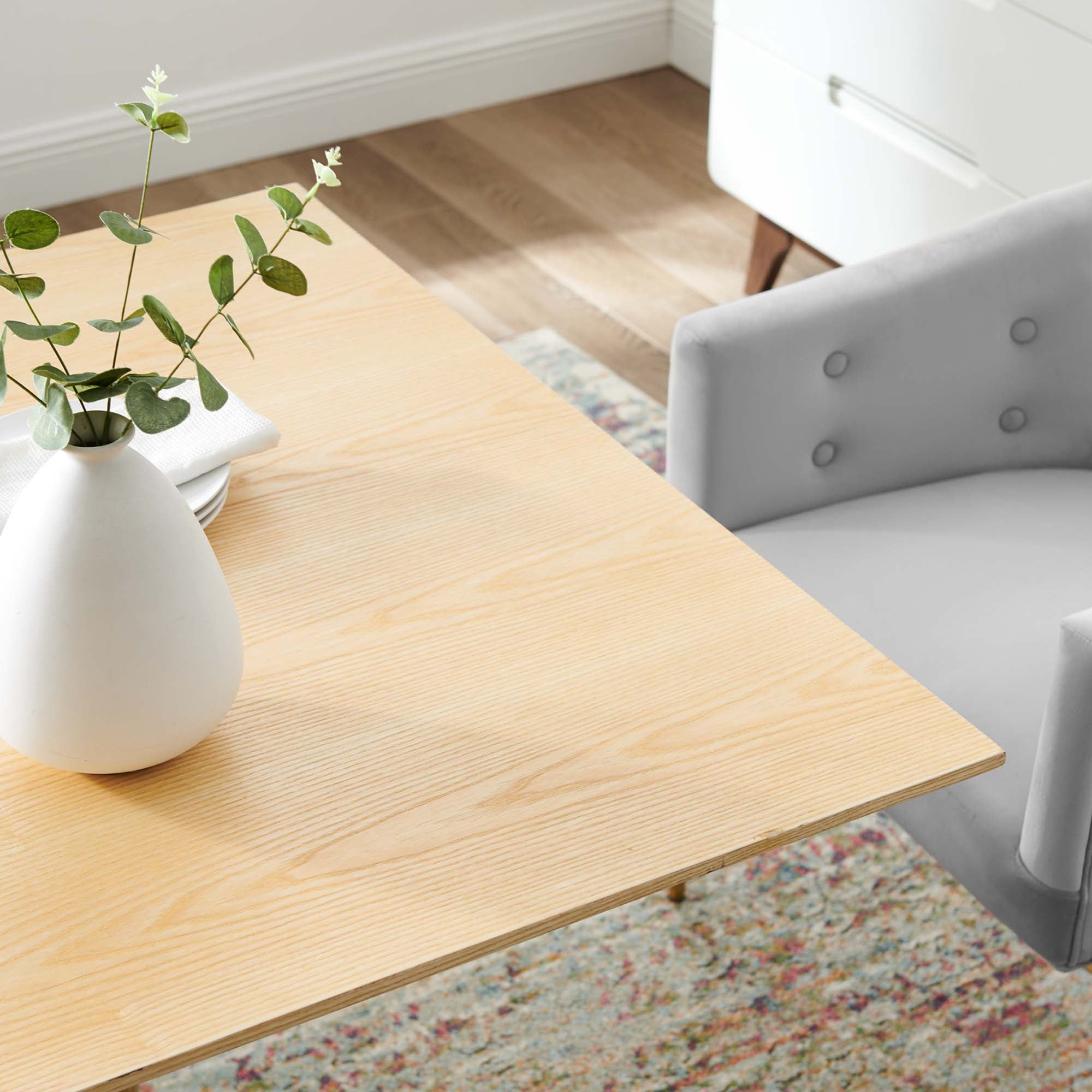 Verne 40" Square Dining Table by Modway