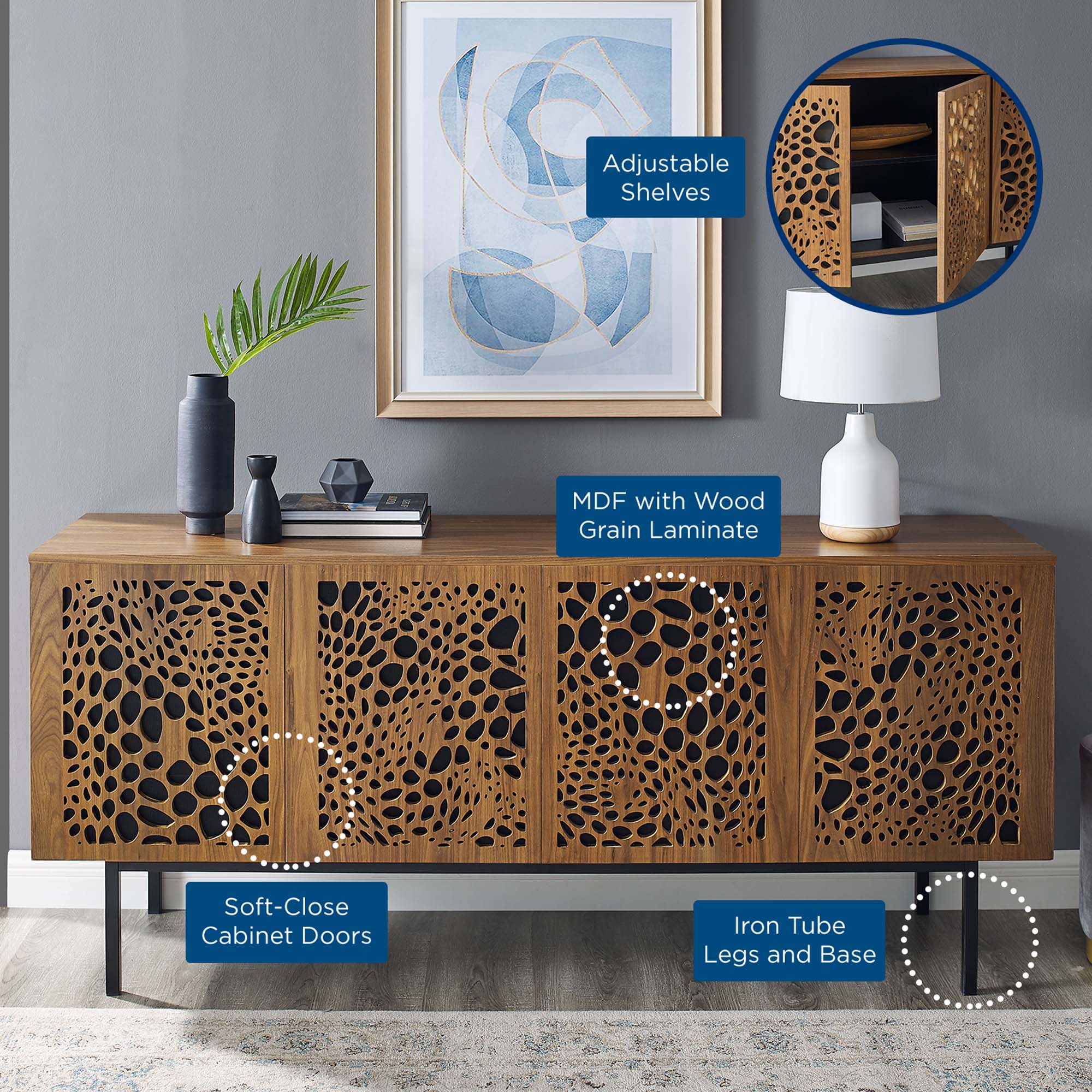 Yosemite 73" TV Stand by Modway