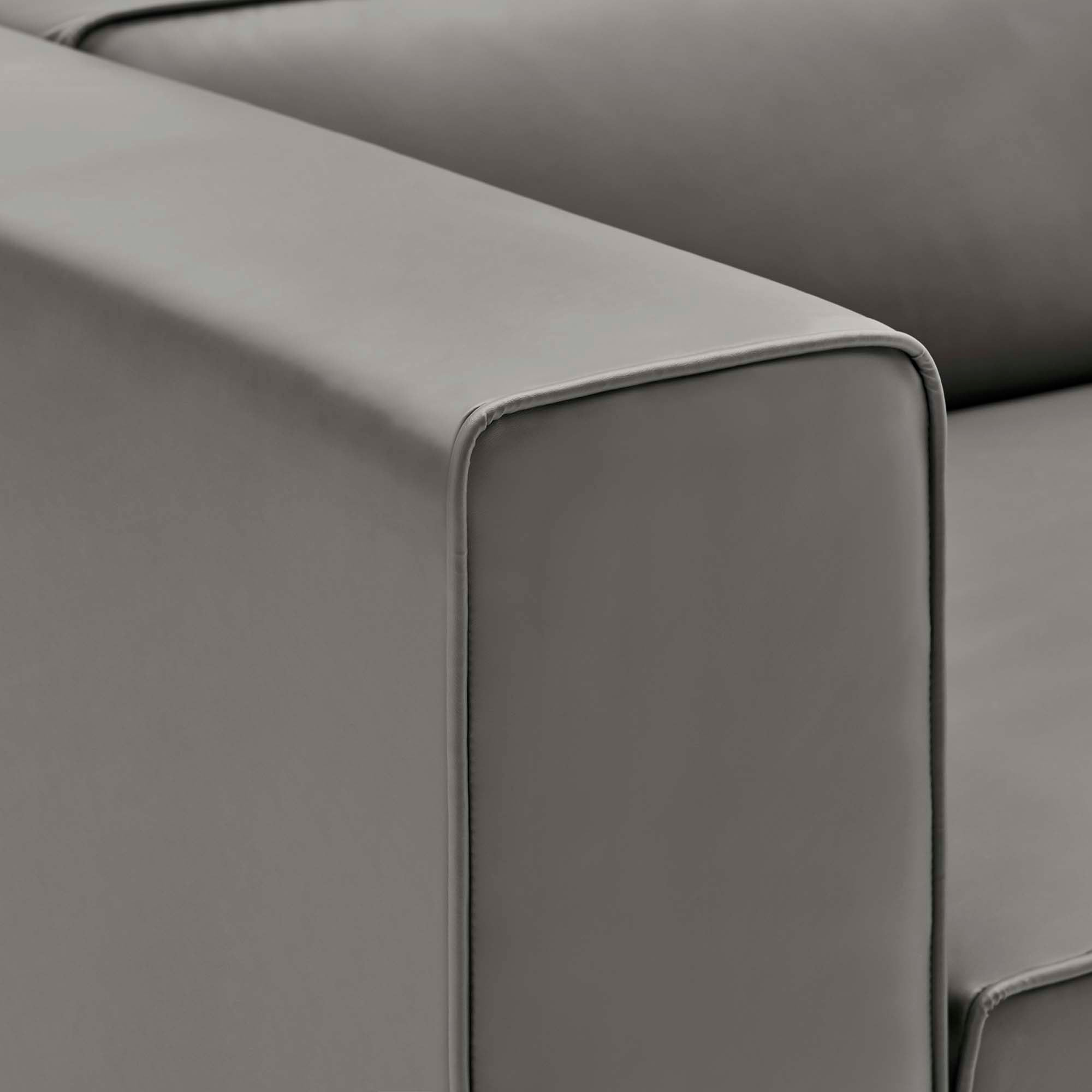 Mingle Vegan Leather 4-Piece Sectional Sofa by Modway