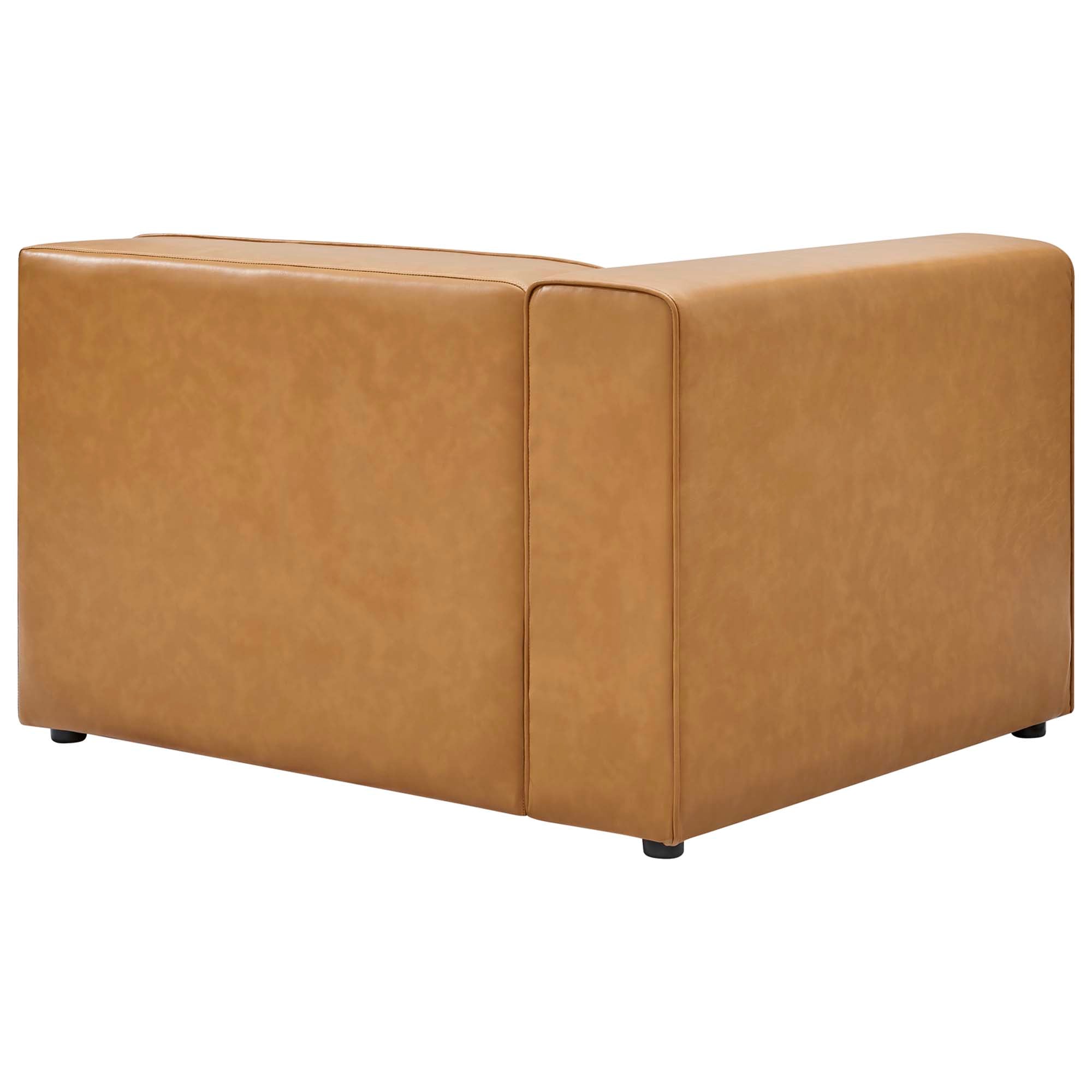 Mingle Vegan Leather 4-Piece Sectional Sofa by Modway