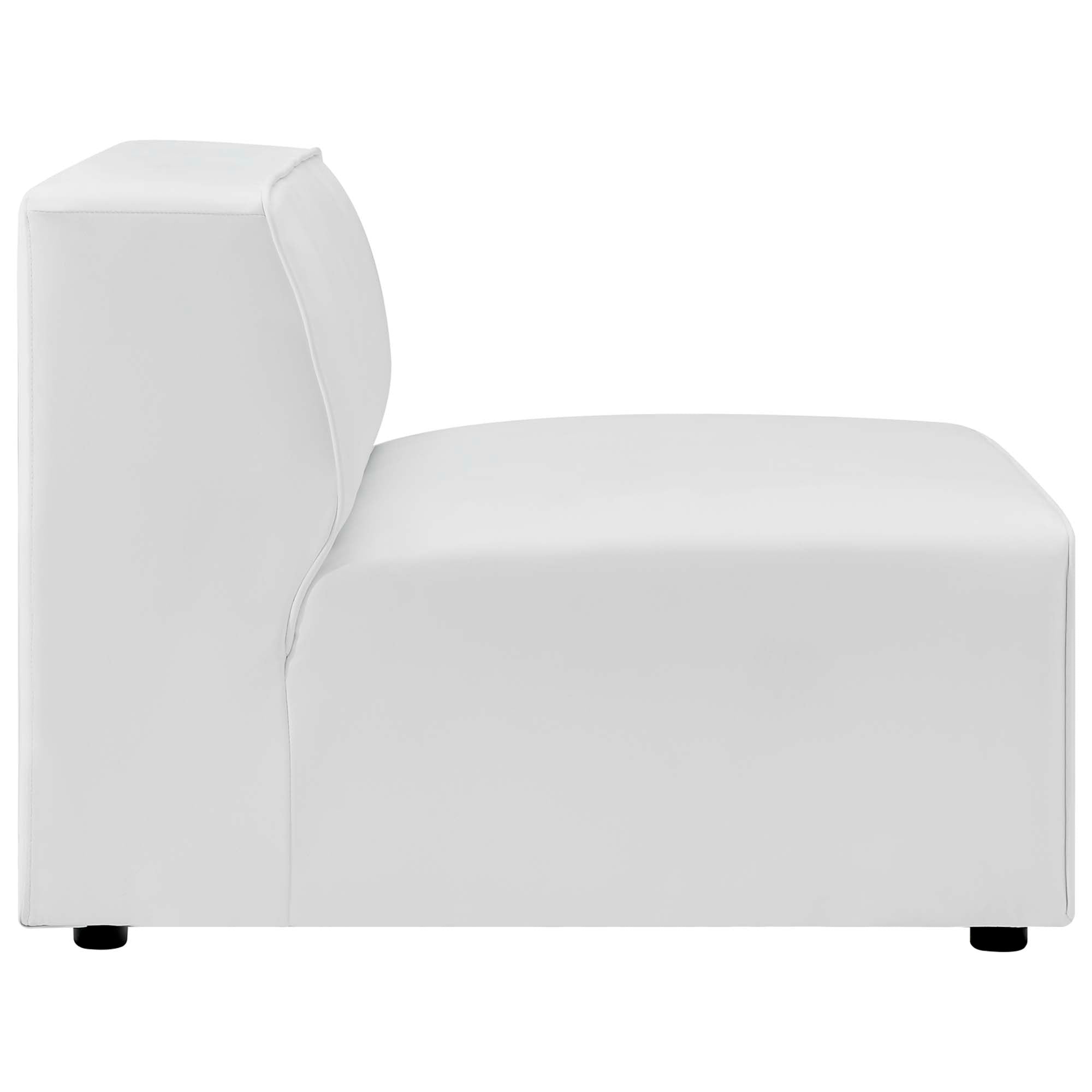 Mingle Vegan Leather 4-Piece Sectional Sofa by Modway