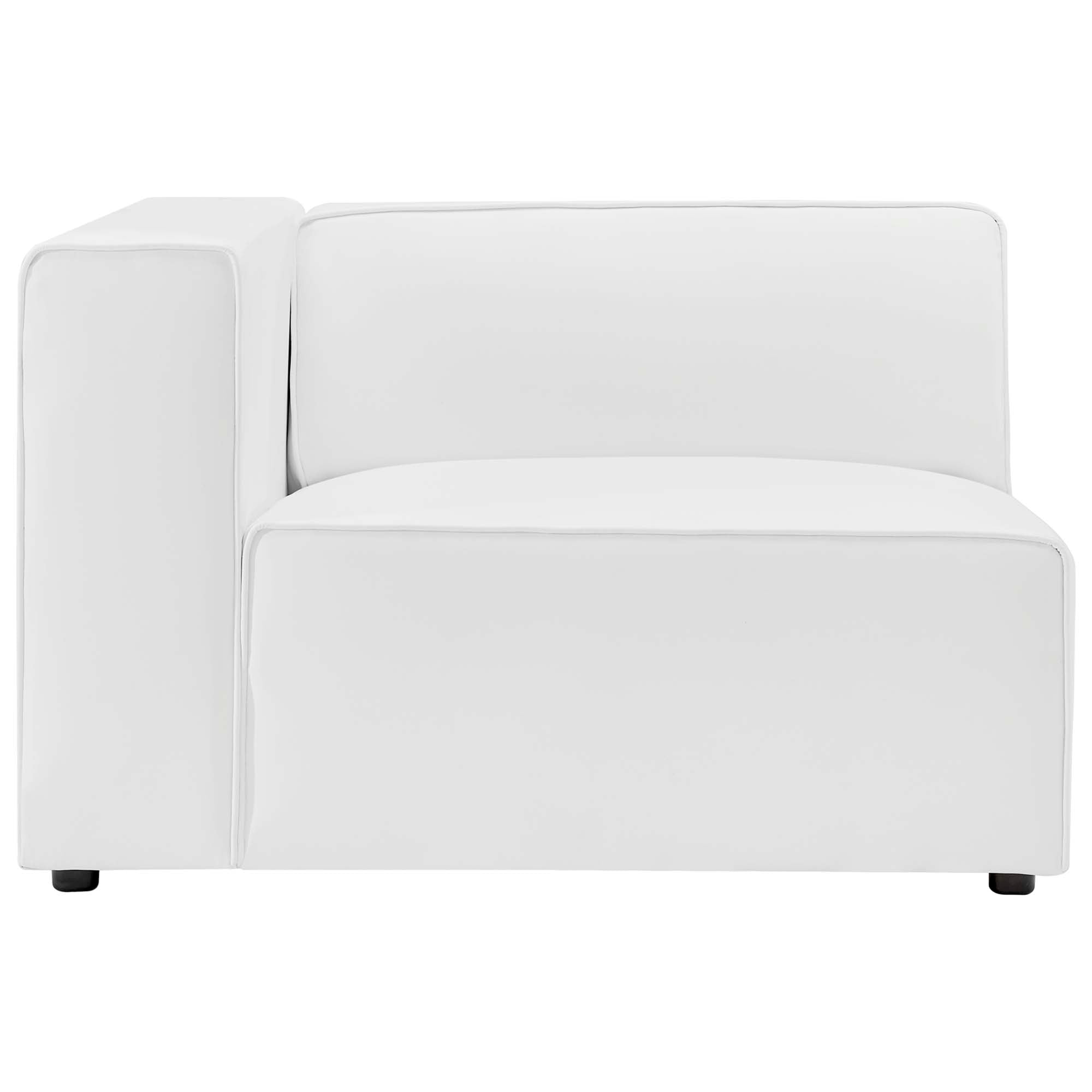Mingle Vegan Leather 7-Piece Sectional Sofa by Modway