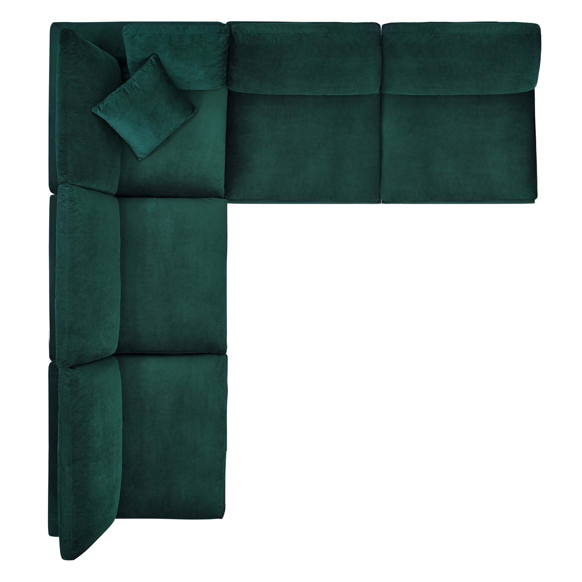 Commix Armless Corner Sectional by Modway