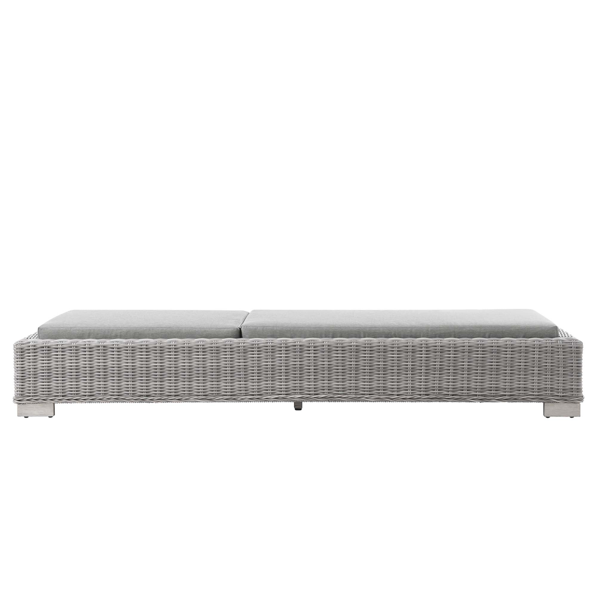 Conway Outdoor Patio Wicker Rattan Chaise Lounge by Modway