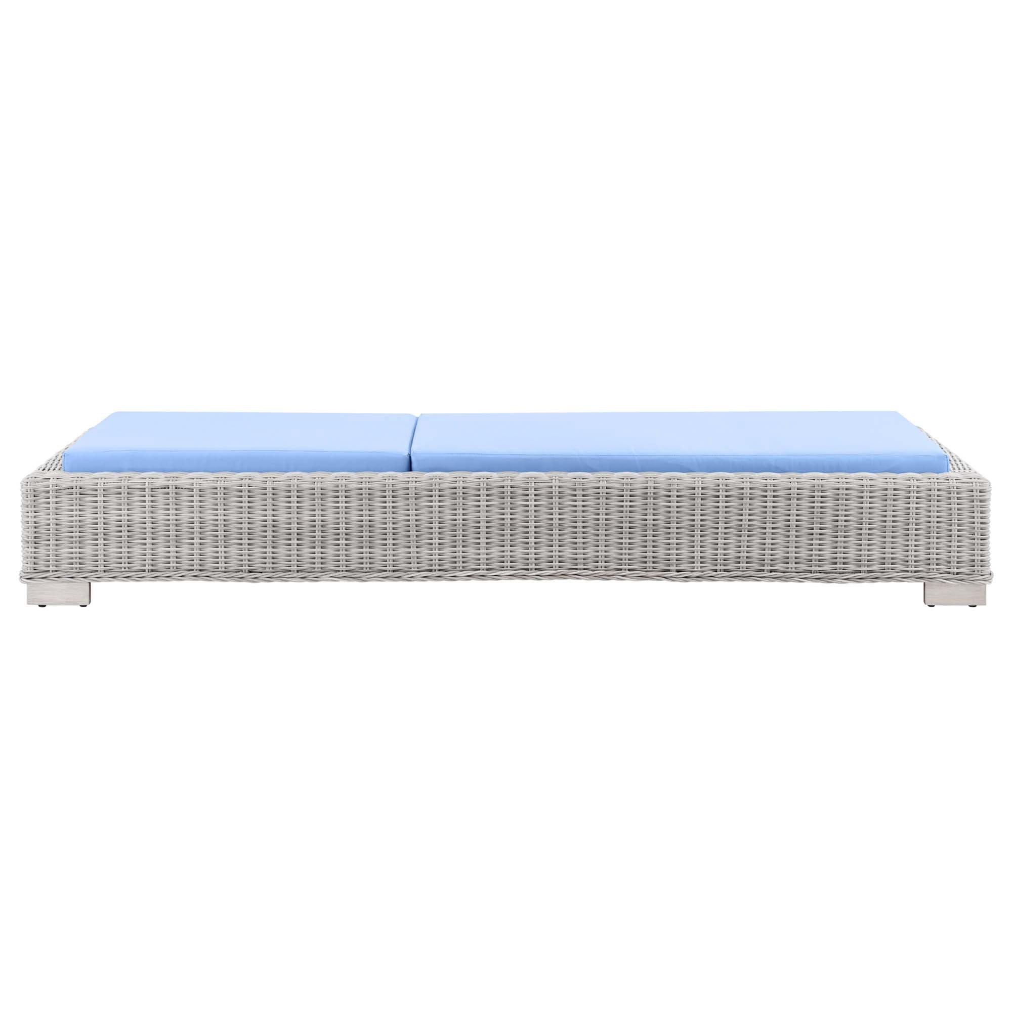 Conway Outdoor Patio Wicker Rattan Chaise Lounge by Modway