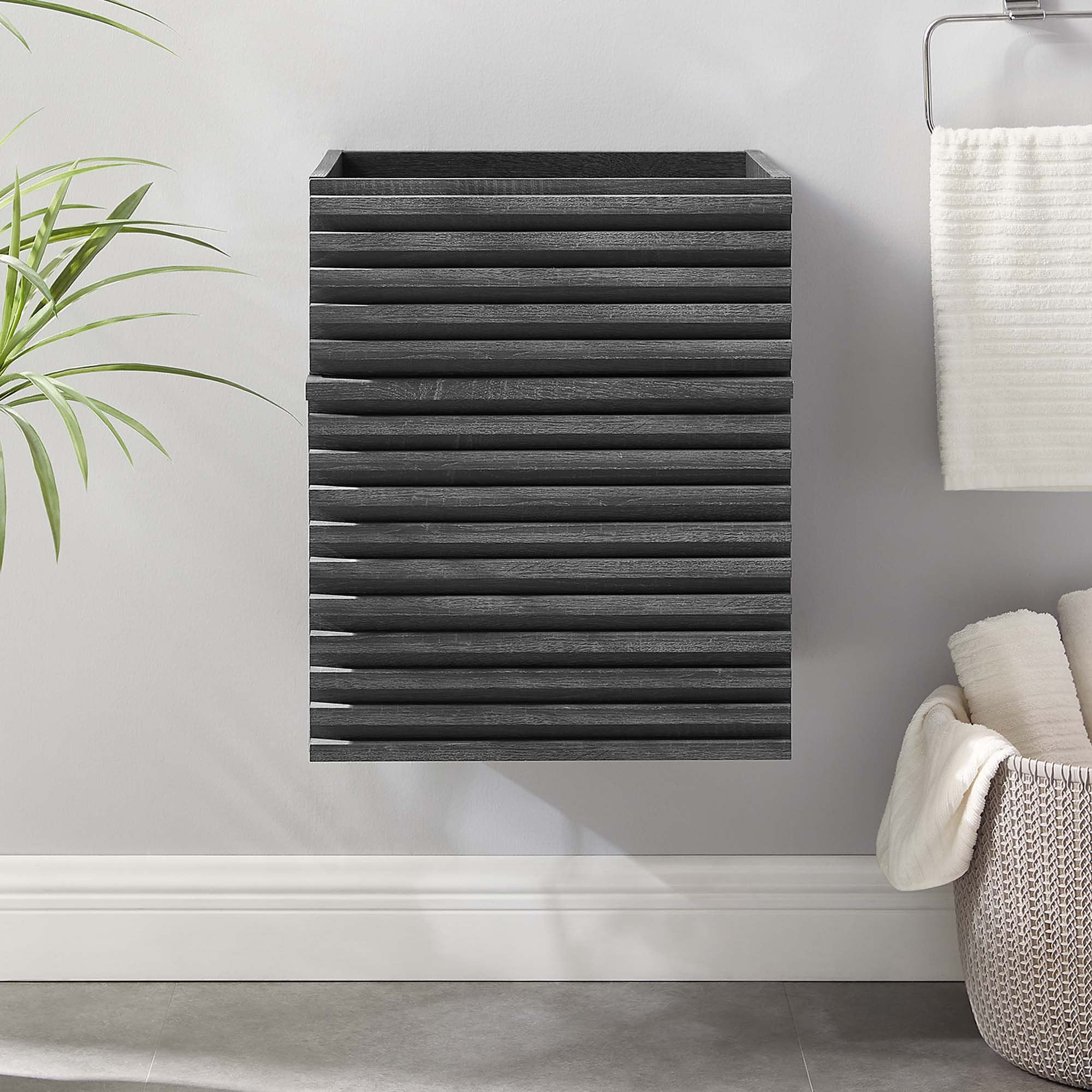 Render Wall-Mount Bathroom Cabinet Basin Not Included by Modway