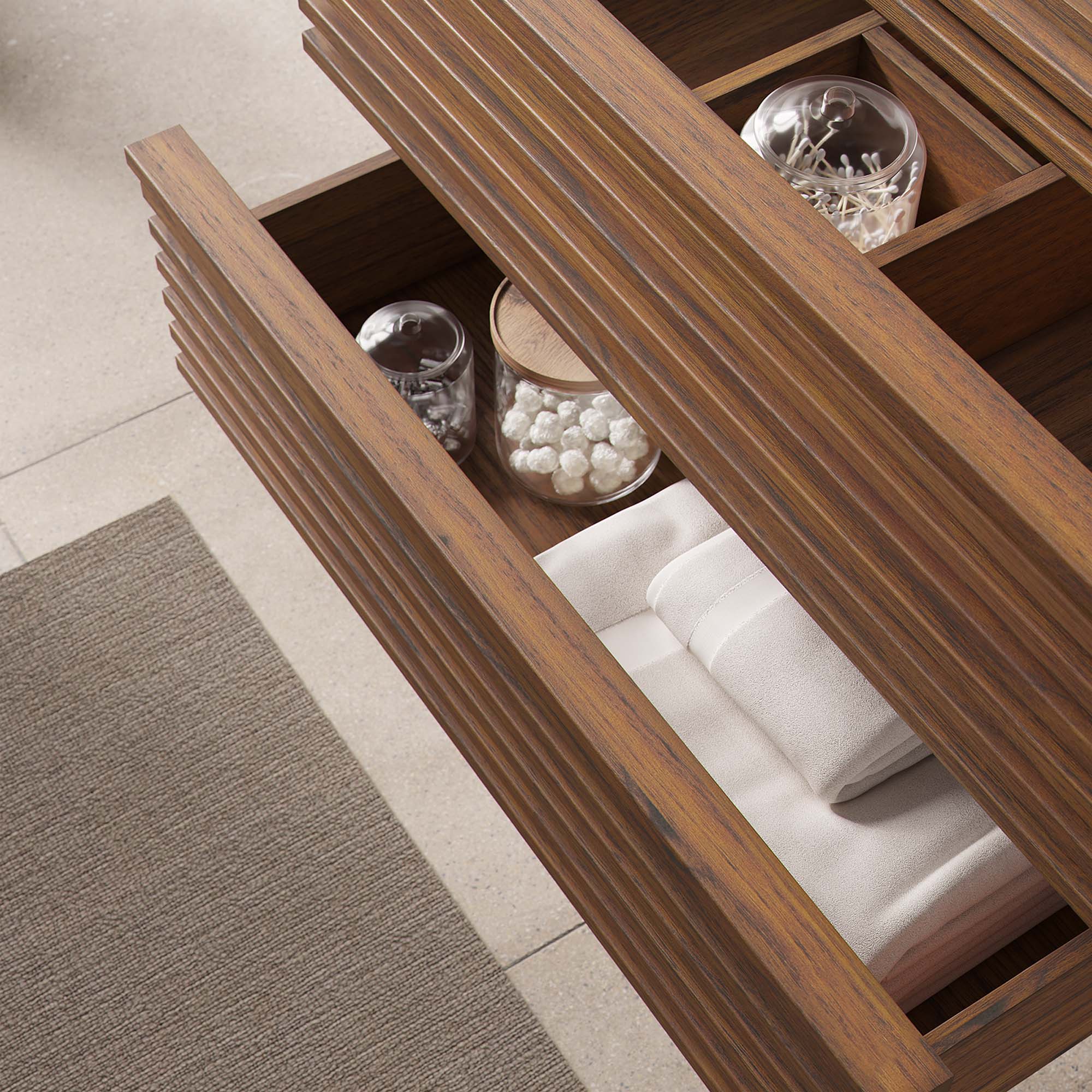 Render Wall-Mount Bathroom Cabinet Basin Not Included by Modway