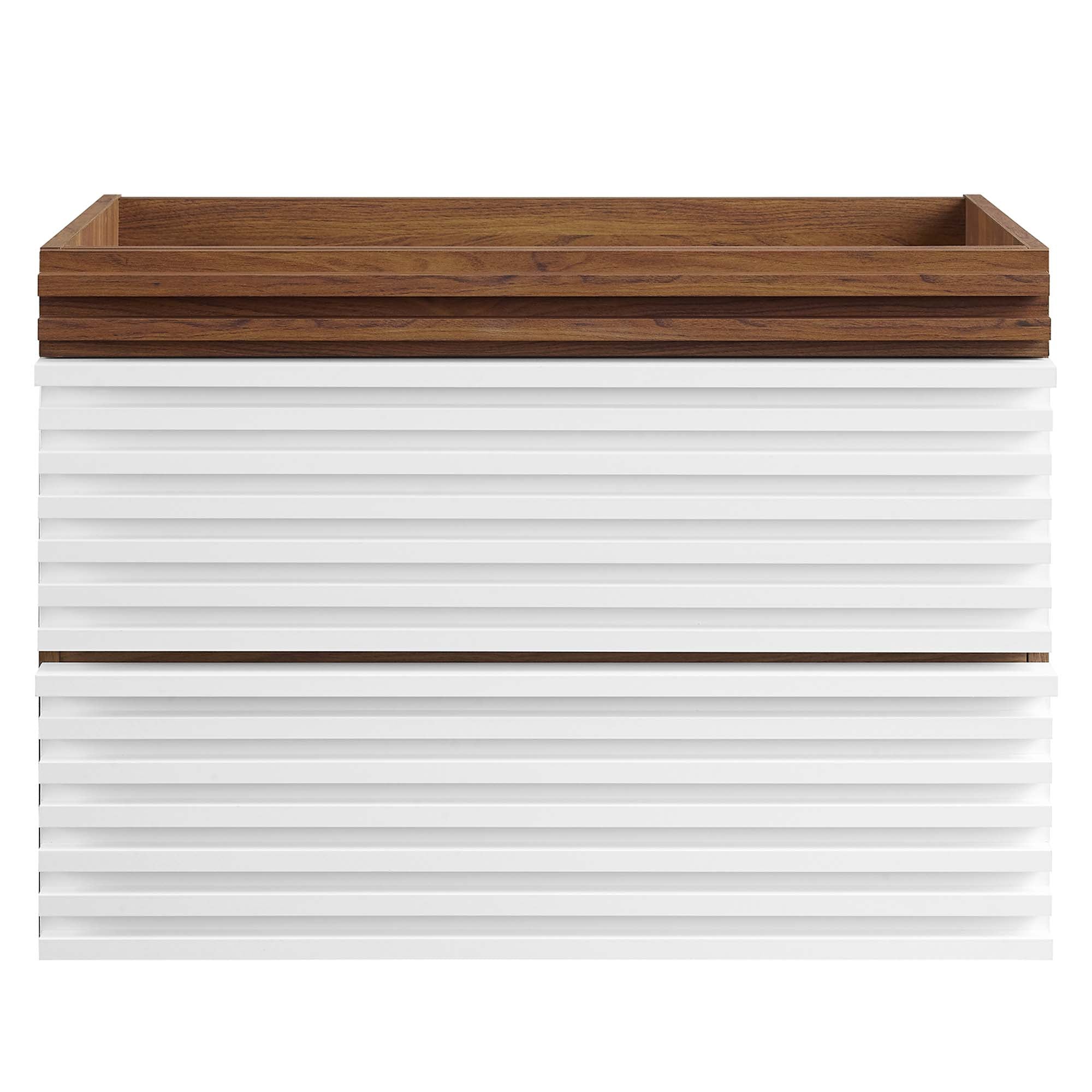 Render Wall-Mount Bathroom Cabinet Basin Not Included by Modway