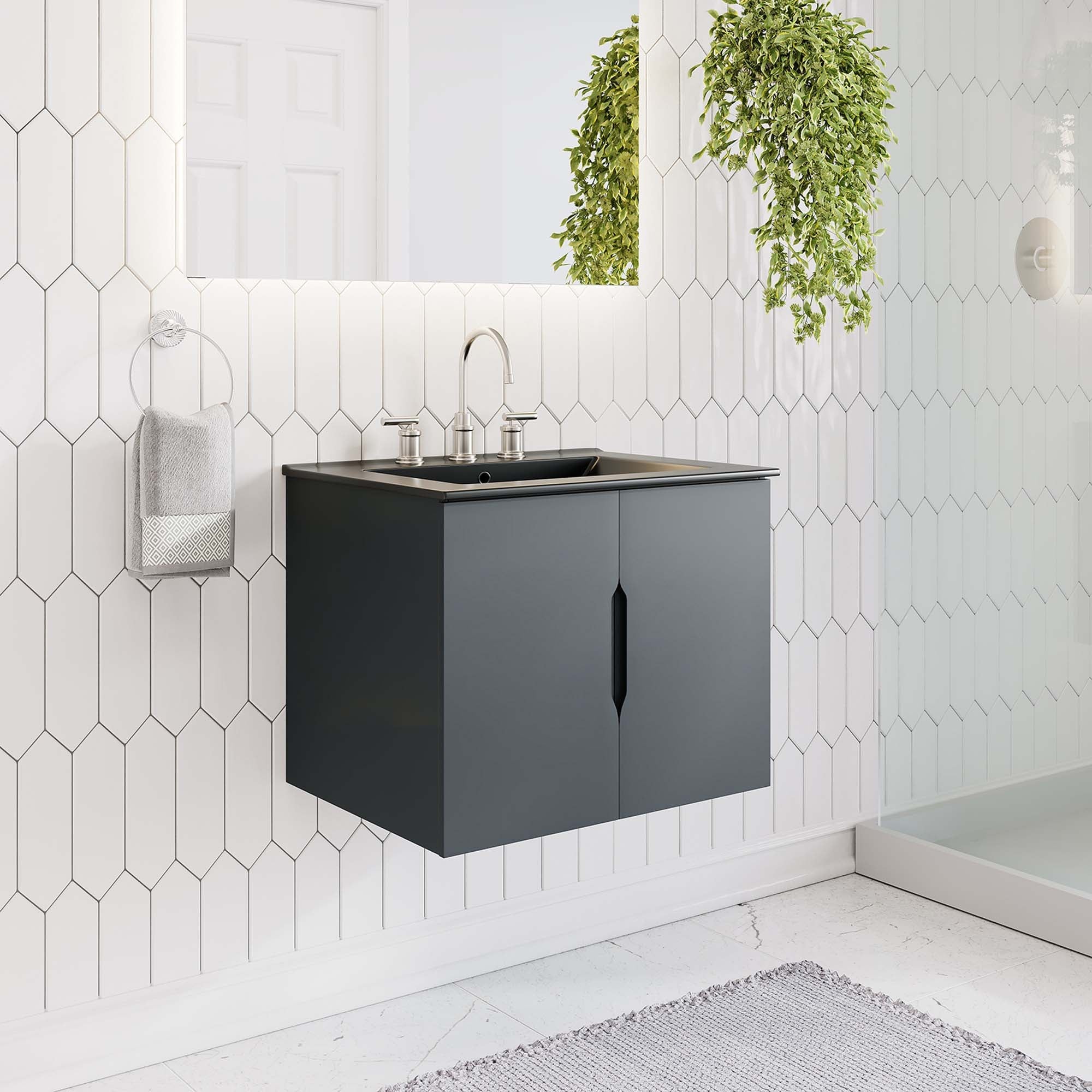 Vitality Bathroom Cabinet Basin Not Included by Modway