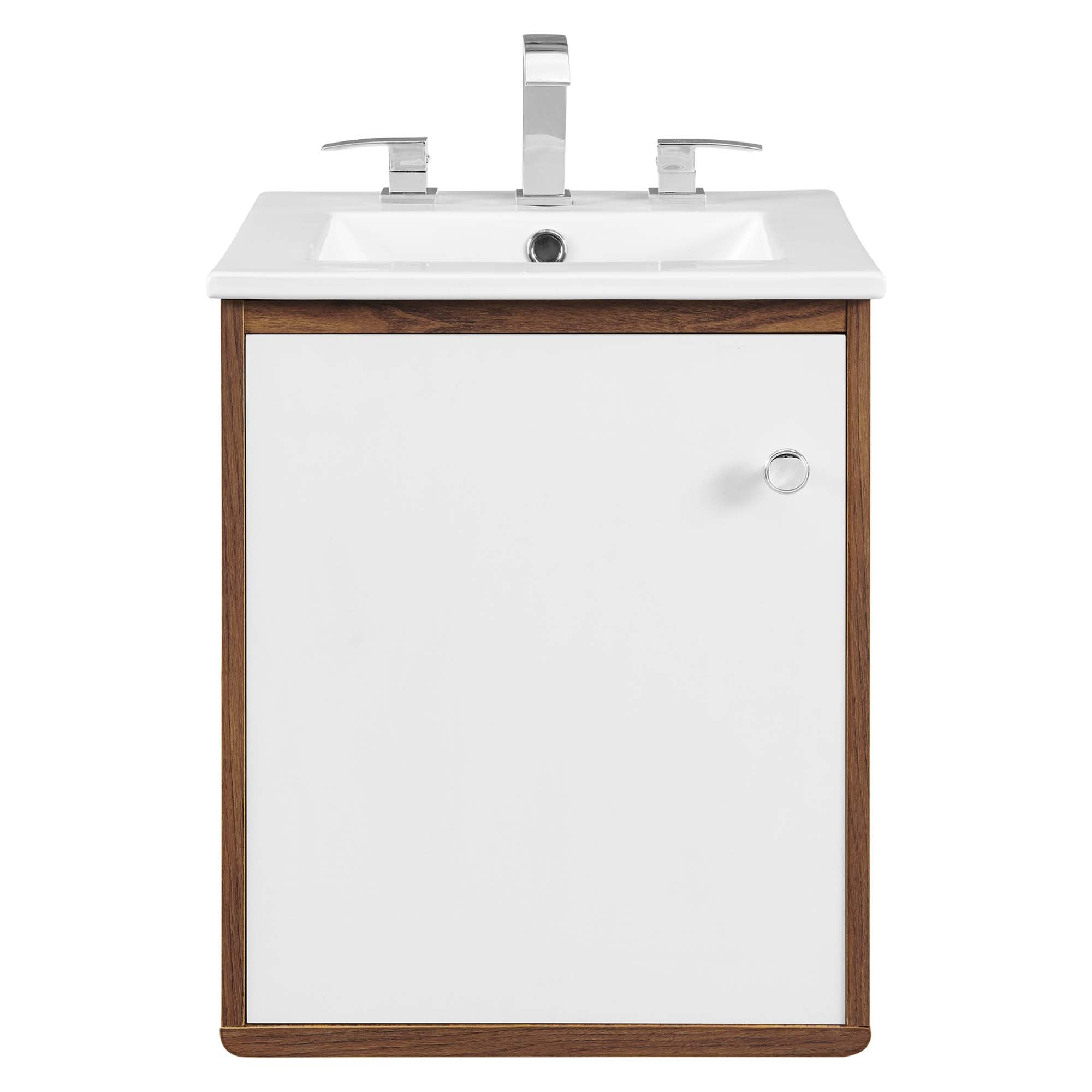 Transmit Wall-Mount Bathroom Vanity Basin Included by Modway