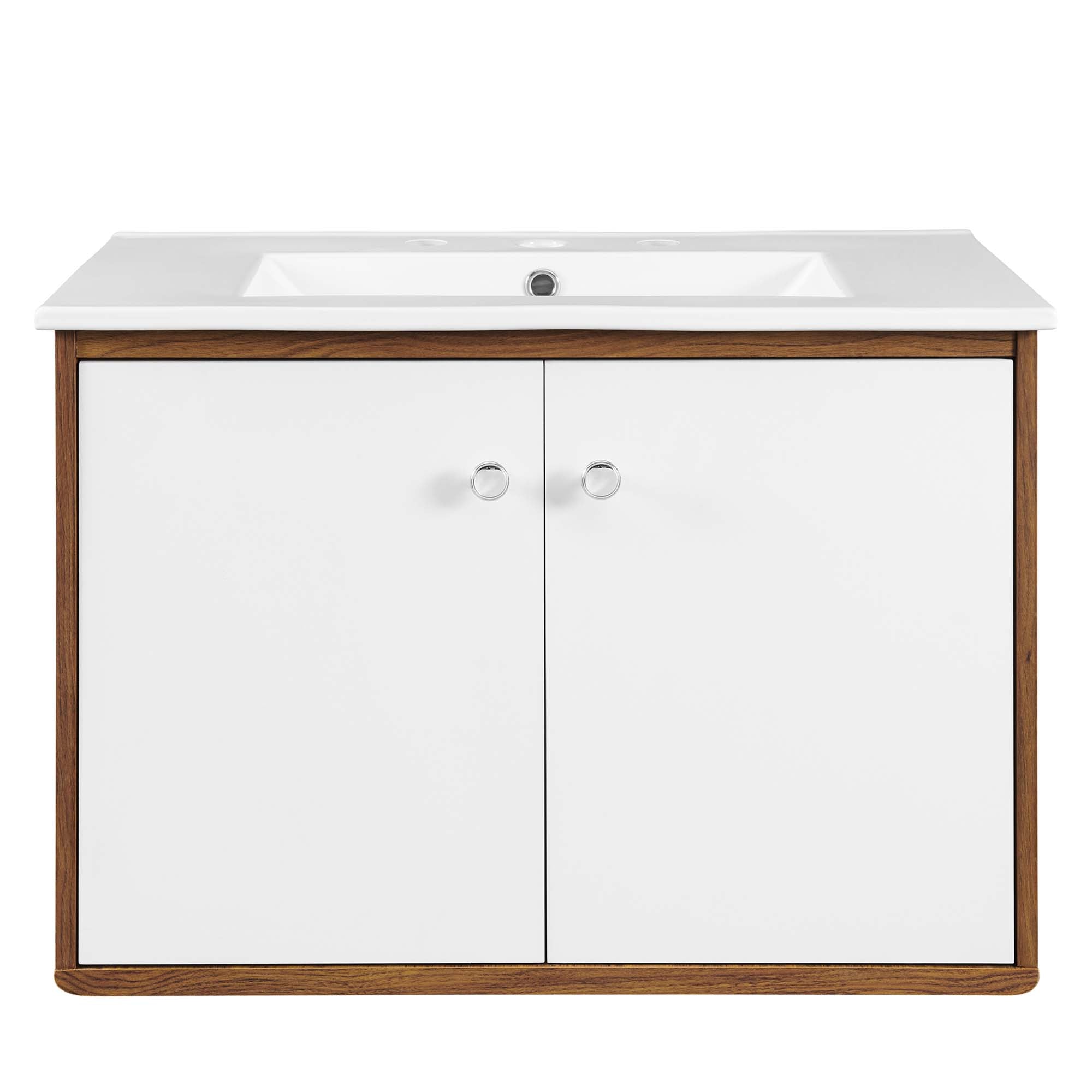 Transmit Wall-Mount Bathroom Vanity Basin Included by Modway