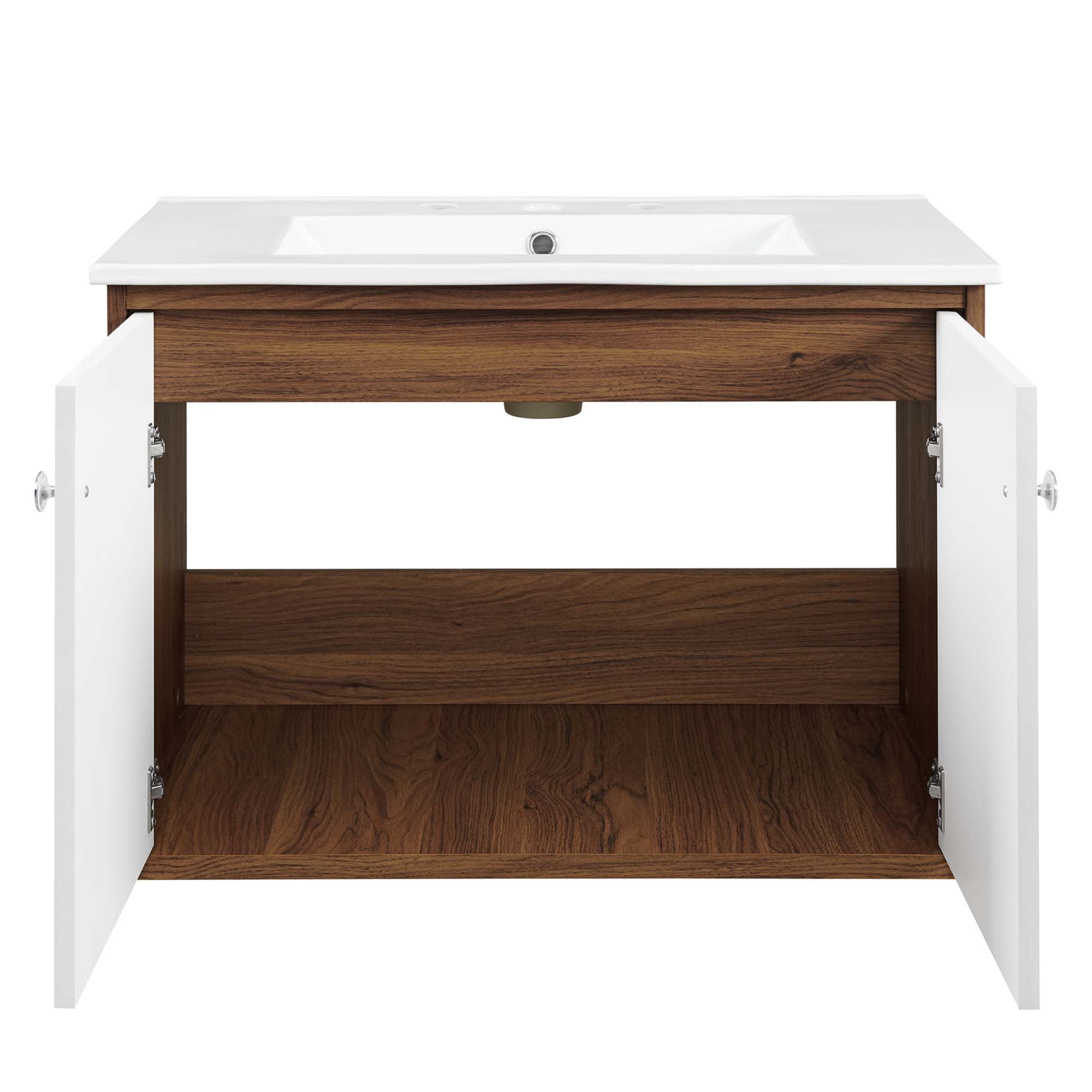 Transmit Wall-Mount Bathroom Vanity Basin Included by Modway