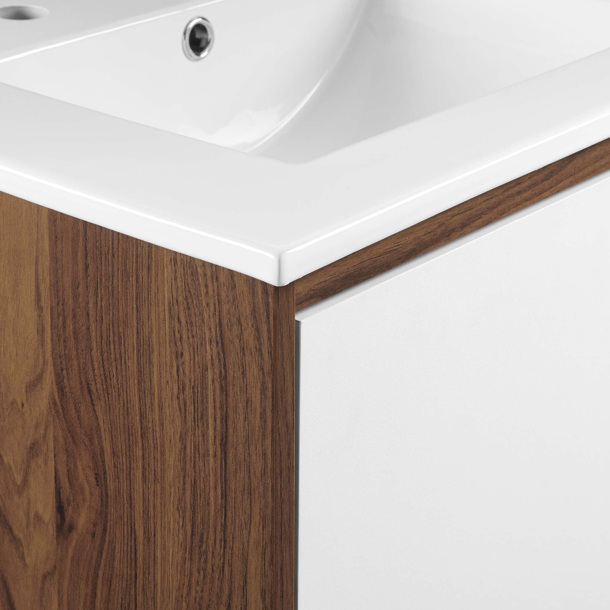 Transmit Wall-Mount Bathroom Vanity Basin Included by Modway
