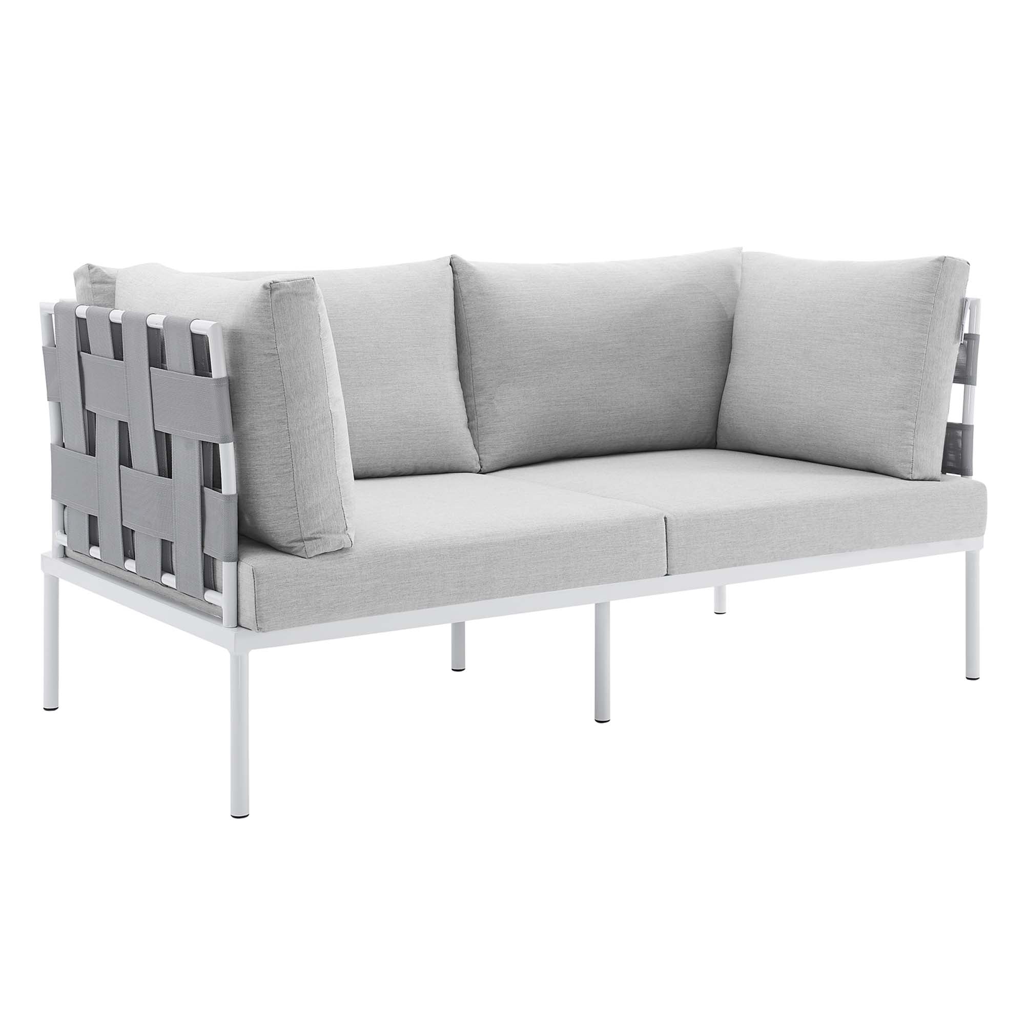 Harmony 5-Piece Sunbrella® Outdoor Patio Aluminum Furniture Set by Modway
