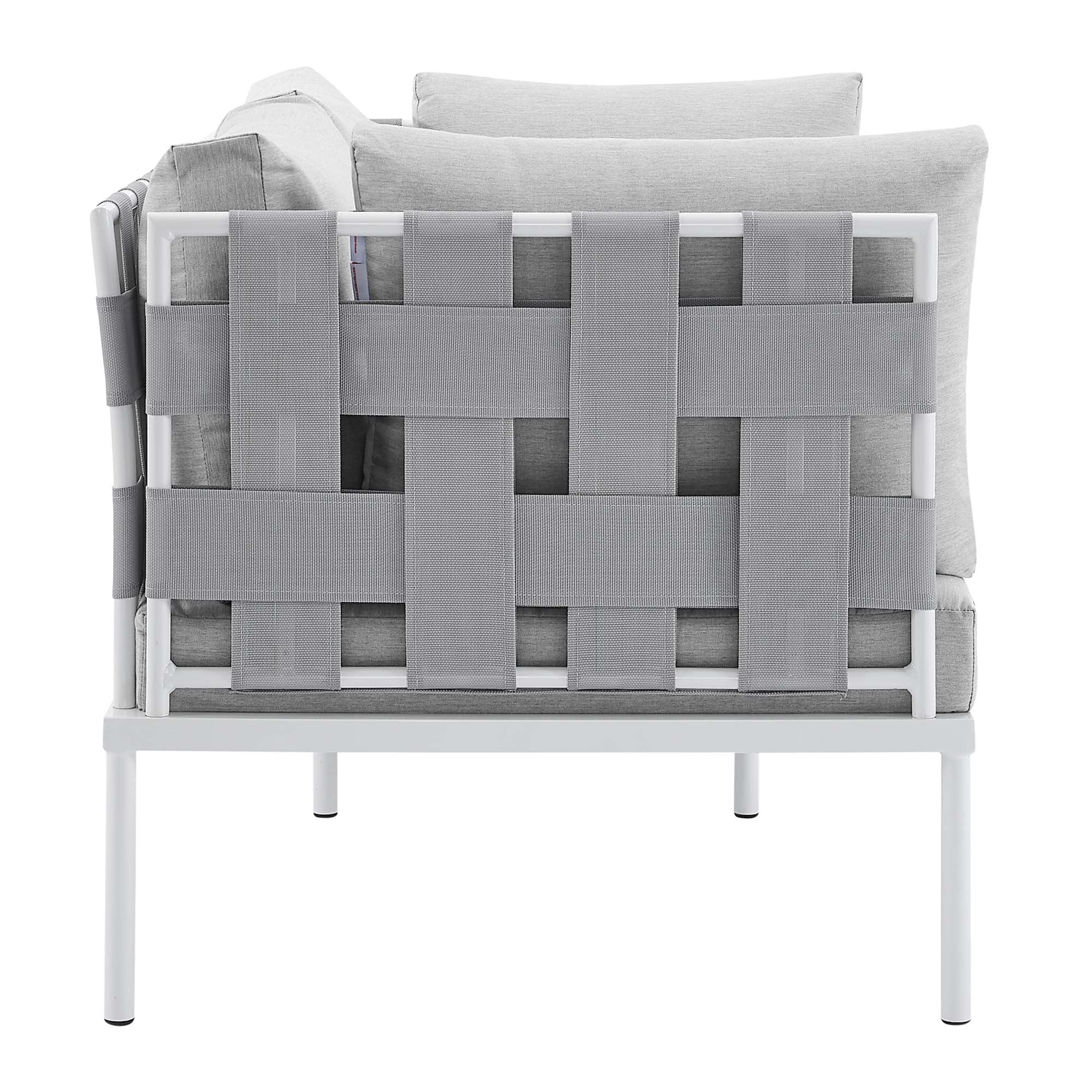 Harmony 5-Piece Sunbrella® Outdoor Patio Aluminum Furniture Set by Modway