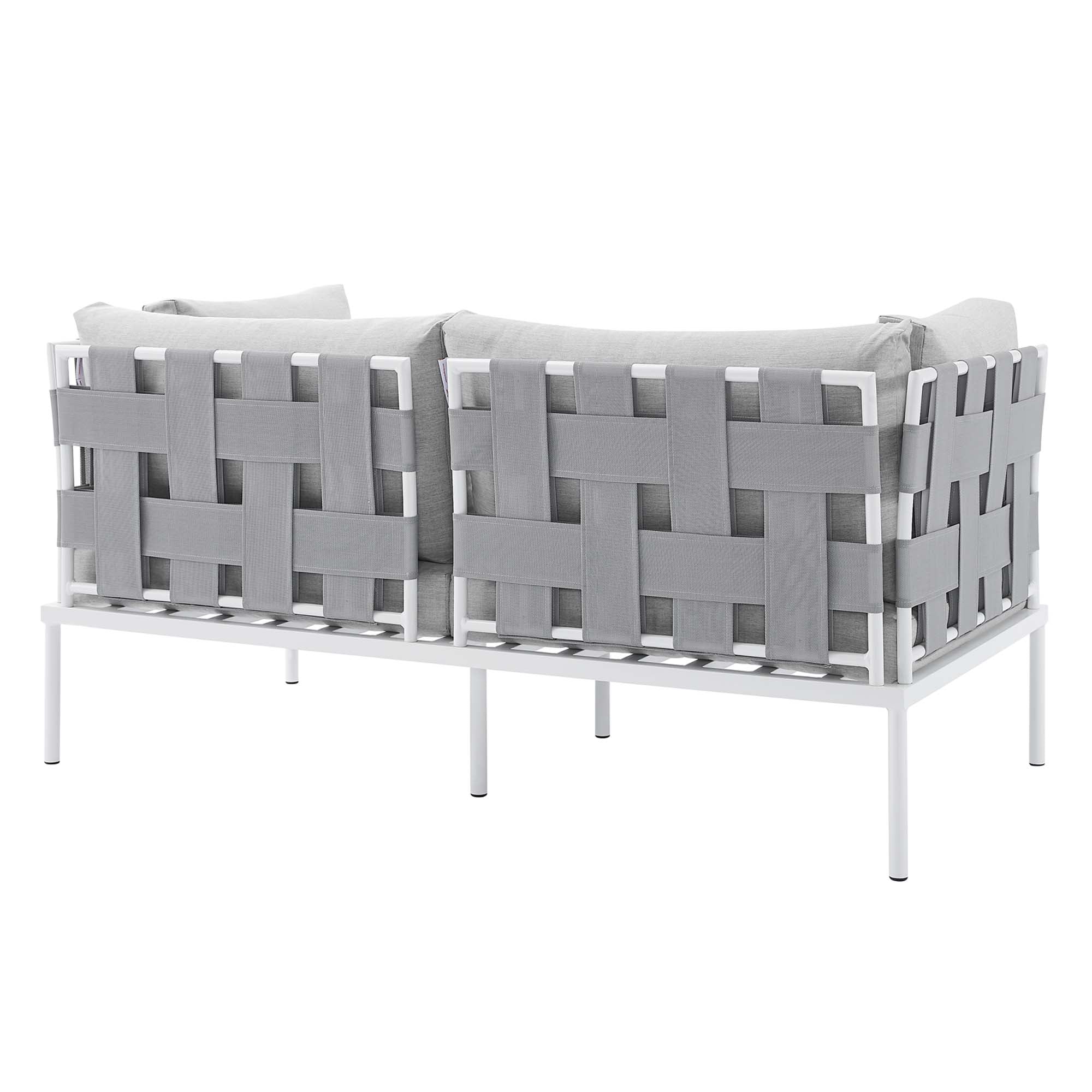 Harmony 5-Piece Sunbrella® Outdoor Patio Aluminum Furniture Set by Modway