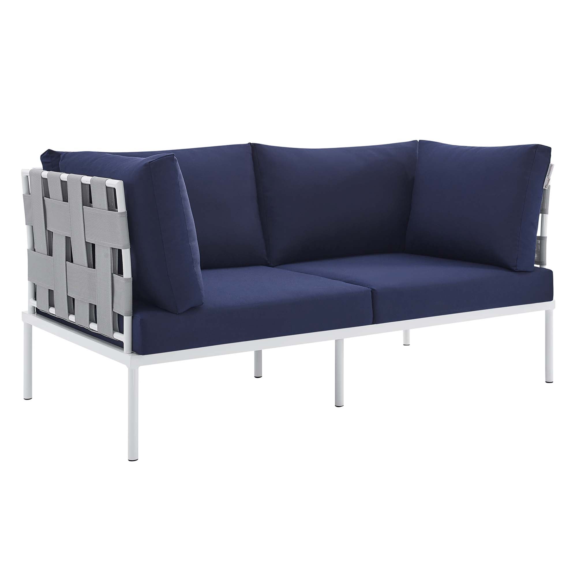 Harmony 5-Piece Sunbrella® Outdoor Patio Aluminum Furniture Set by Modway