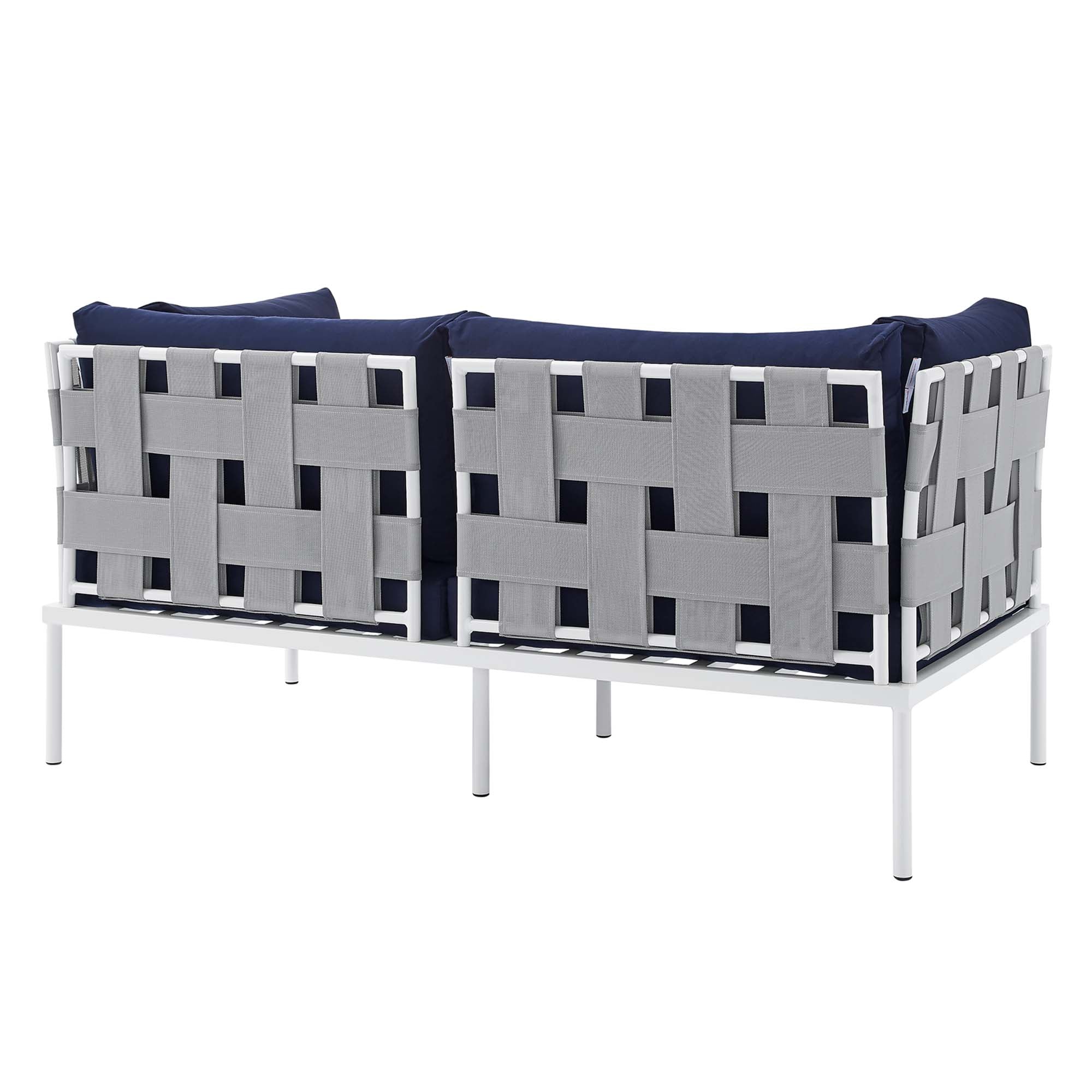 Harmony 5-Piece Sunbrella® Outdoor Patio Aluminum Furniture Set by Modway