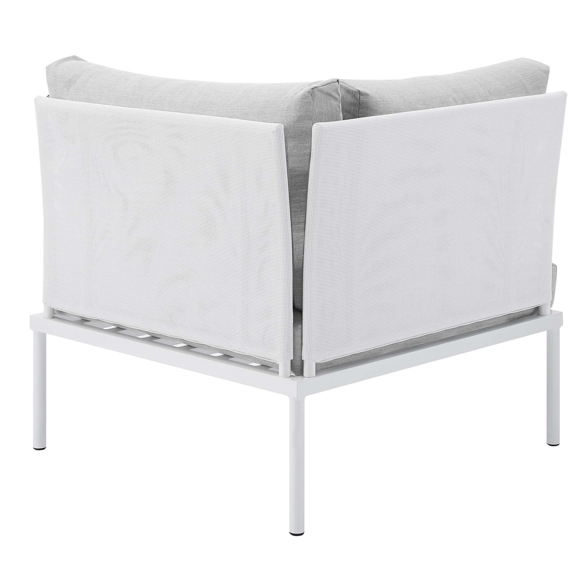 Harmony 6-Piece Sunbrella® Outdoor Patio Aluminum Seating Set by Modway