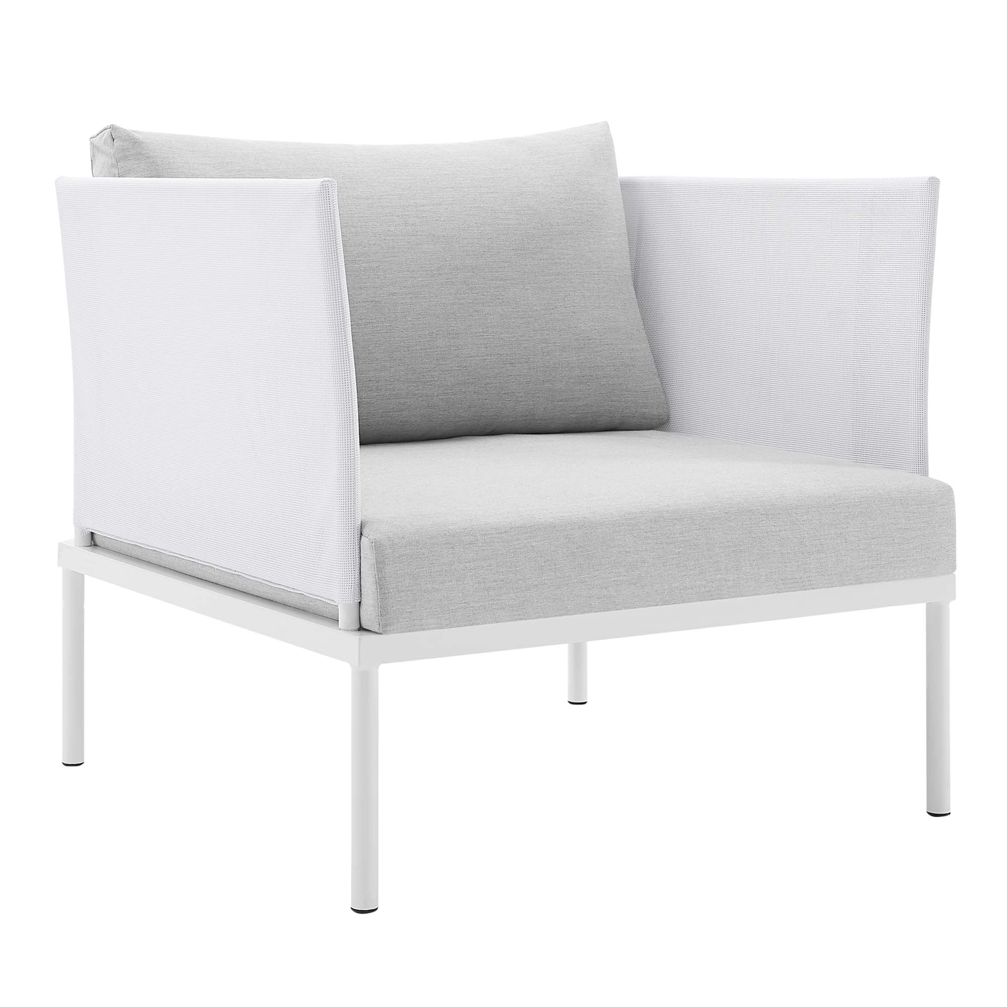 Harmony 6-Piece Sunbrella® Outdoor Patio Aluminum Seating Set by Modway