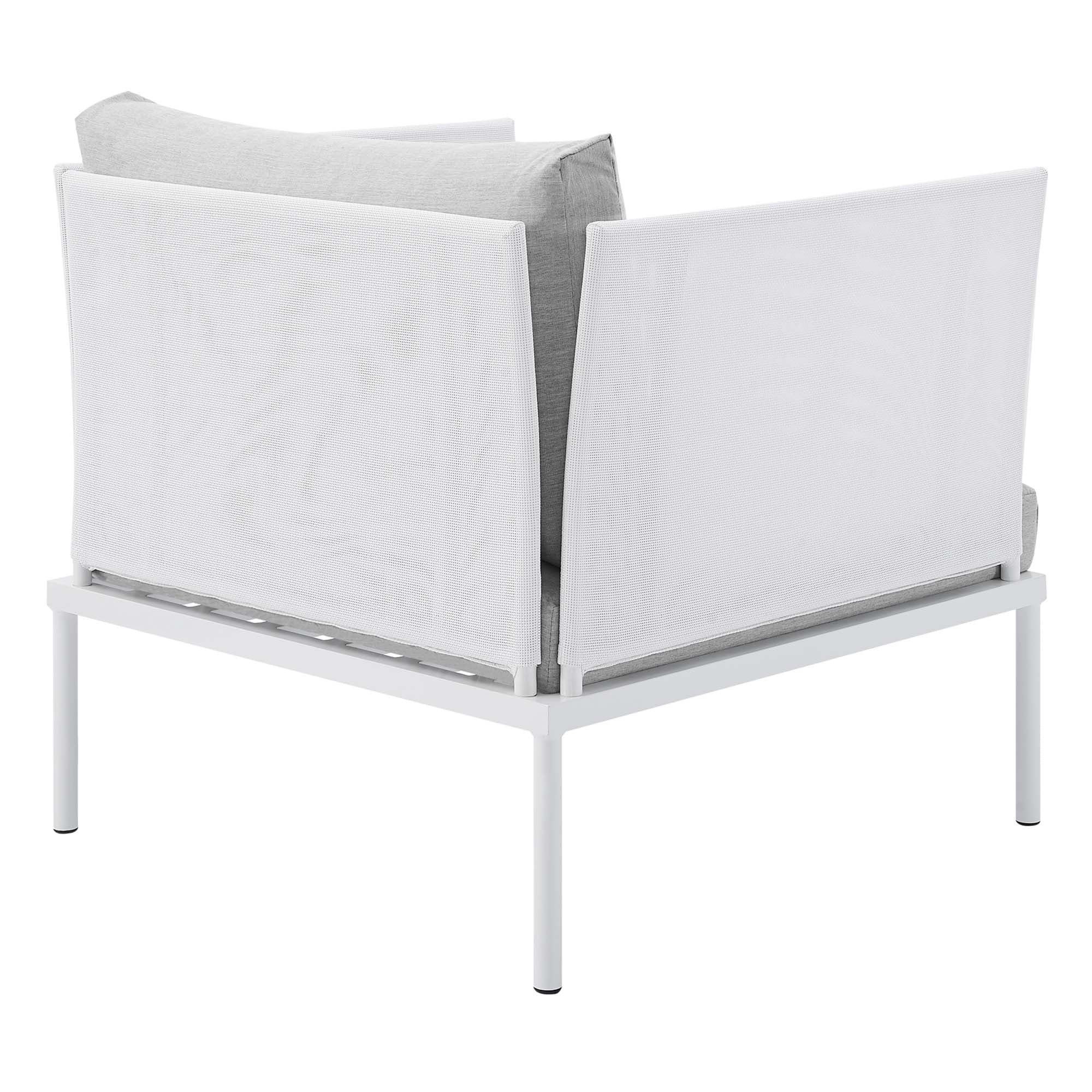 Harmony 6-Piece Sunbrella® Outdoor Patio Aluminum Seating Set by Modway