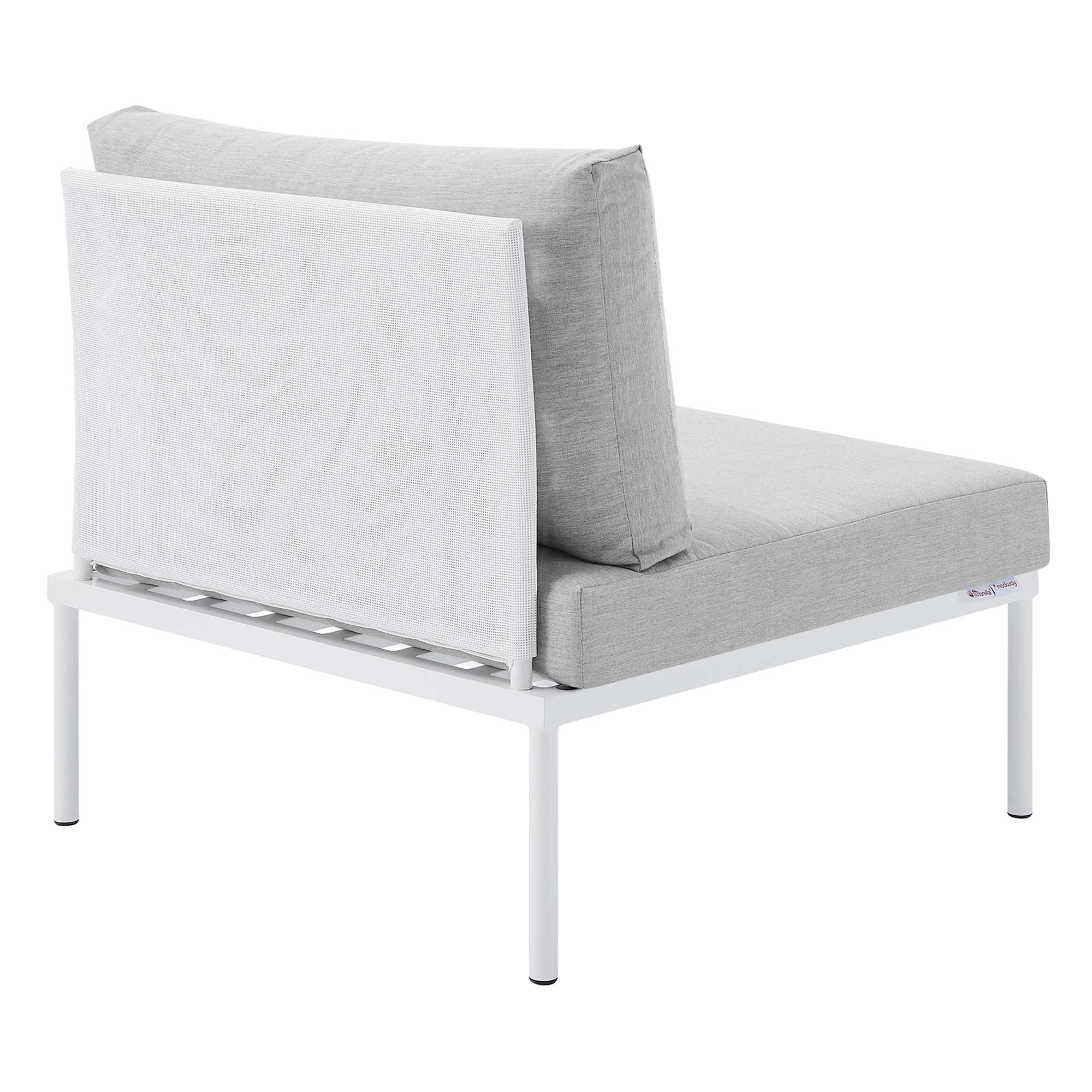 Harmony 6-Piece Sunbrella® Outdoor Patio Aluminum Seating Set by Modway