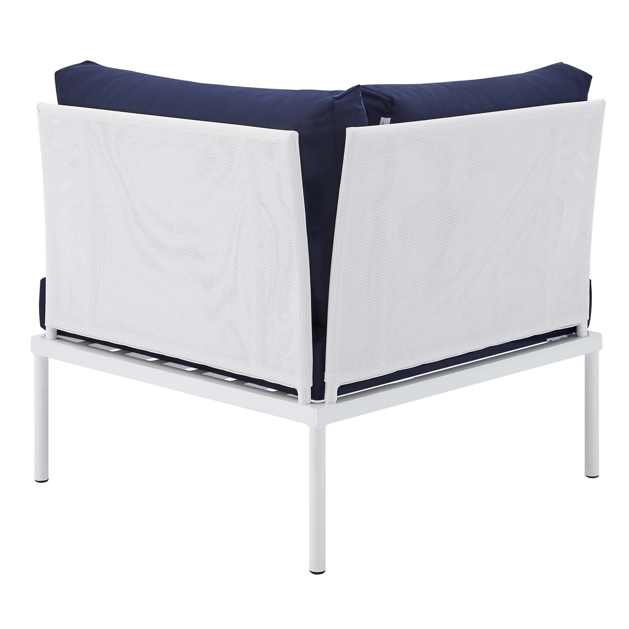 Harmony 6-Piece Sunbrella® Outdoor Patio Aluminum Seating Set by Modway