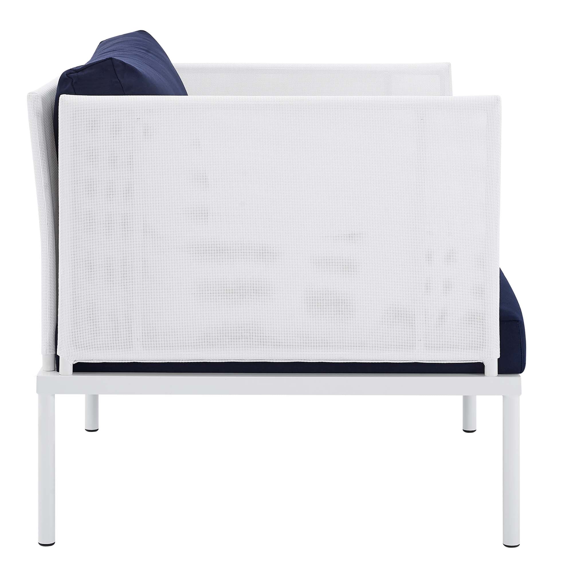 Harmony 6-Piece Sunbrella® Outdoor Patio Aluminum Seating Set by Modway