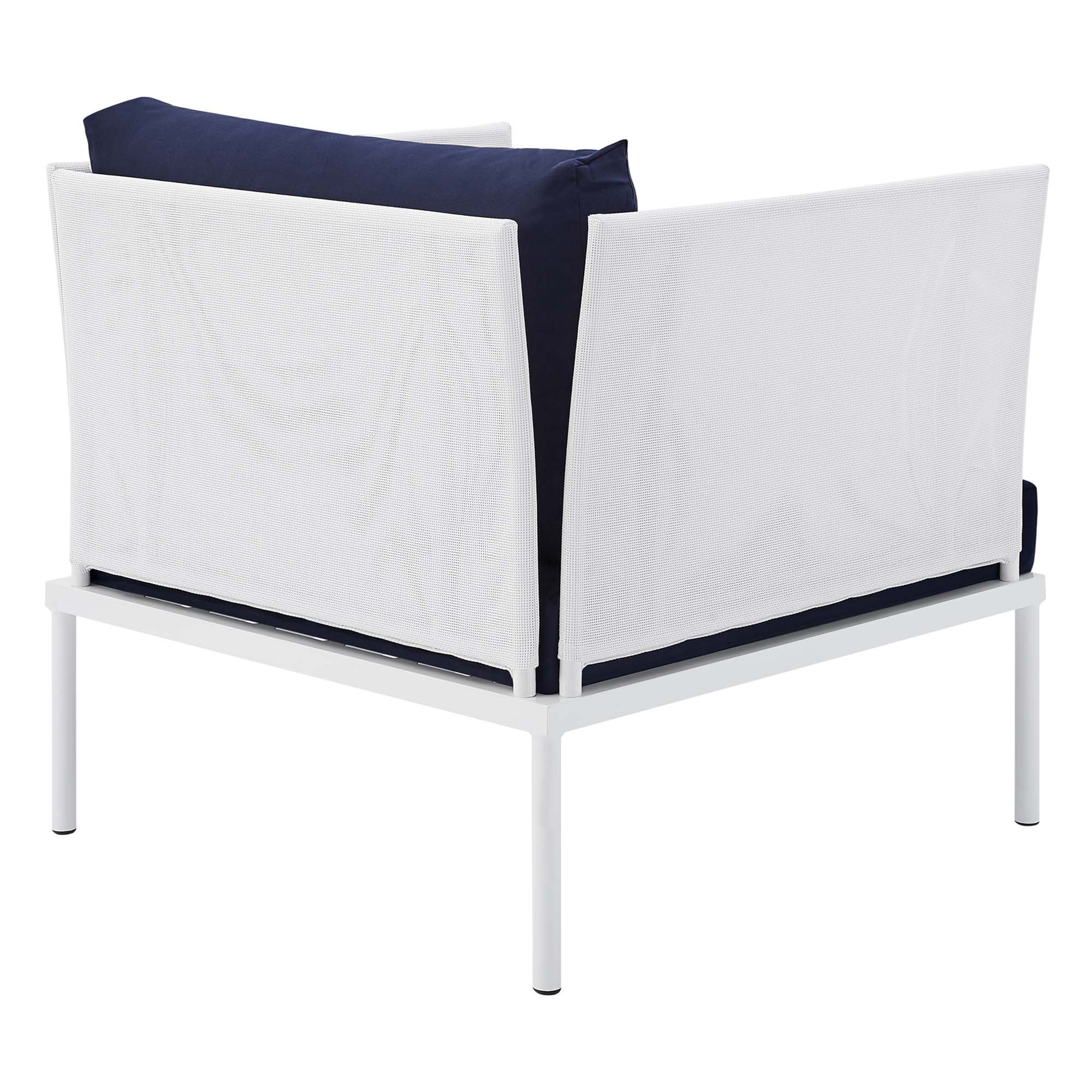 Harmony 6-Piece Sunbrella® Outdoor Patio Aluminum Seating Set by Modway