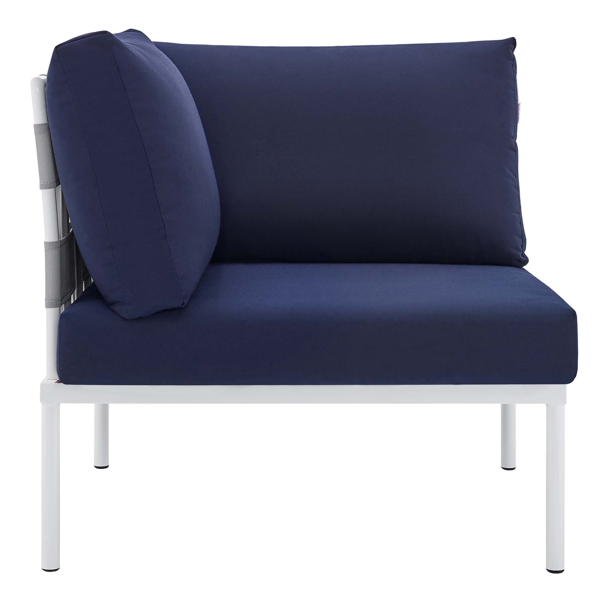 Harmony 8-Piece Sunbrella® Outdoor Patio Aluminum Sectional Sofa Set by Modway