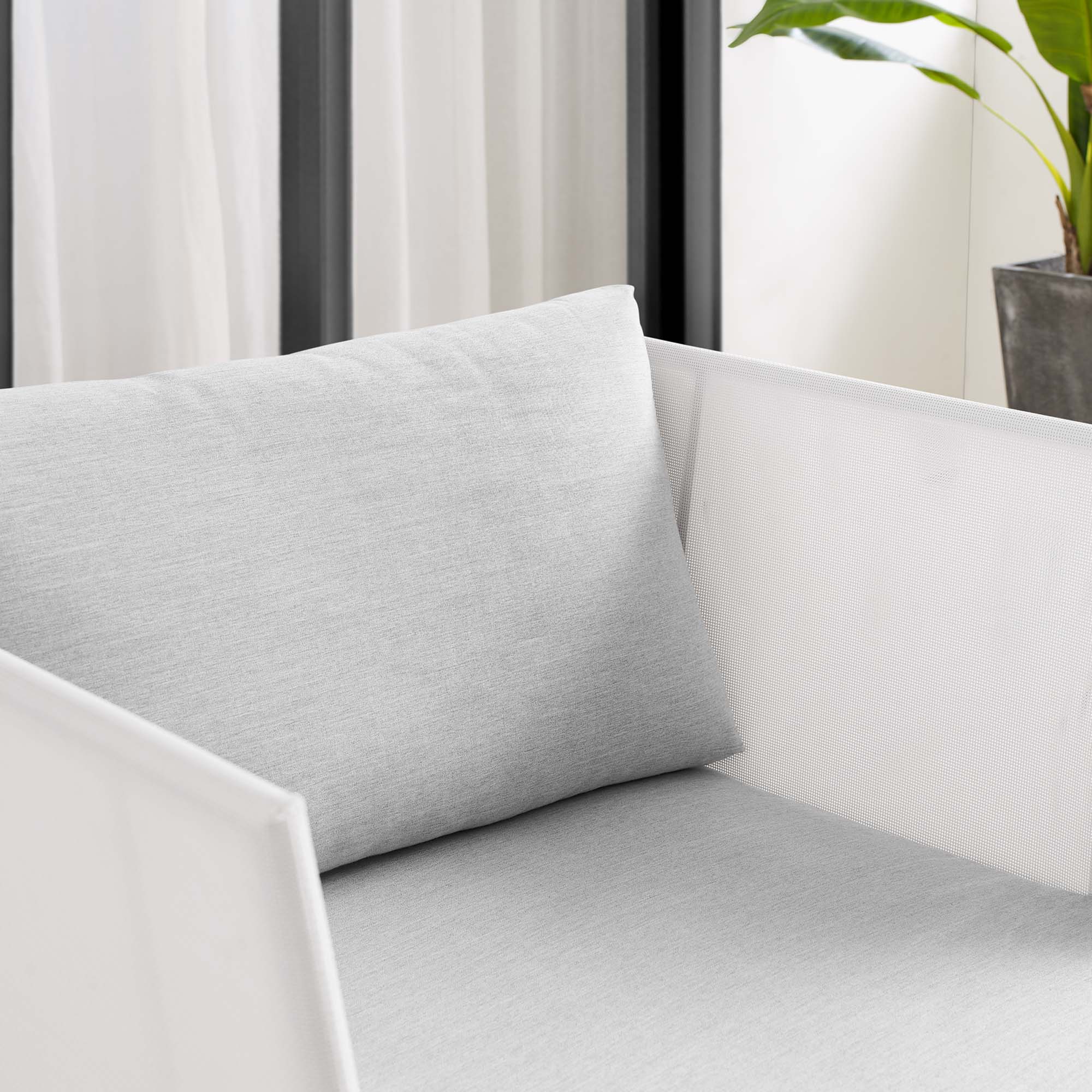 Harmony Sunbrella® Outdoor Patio Aluminum Armchair by Modway