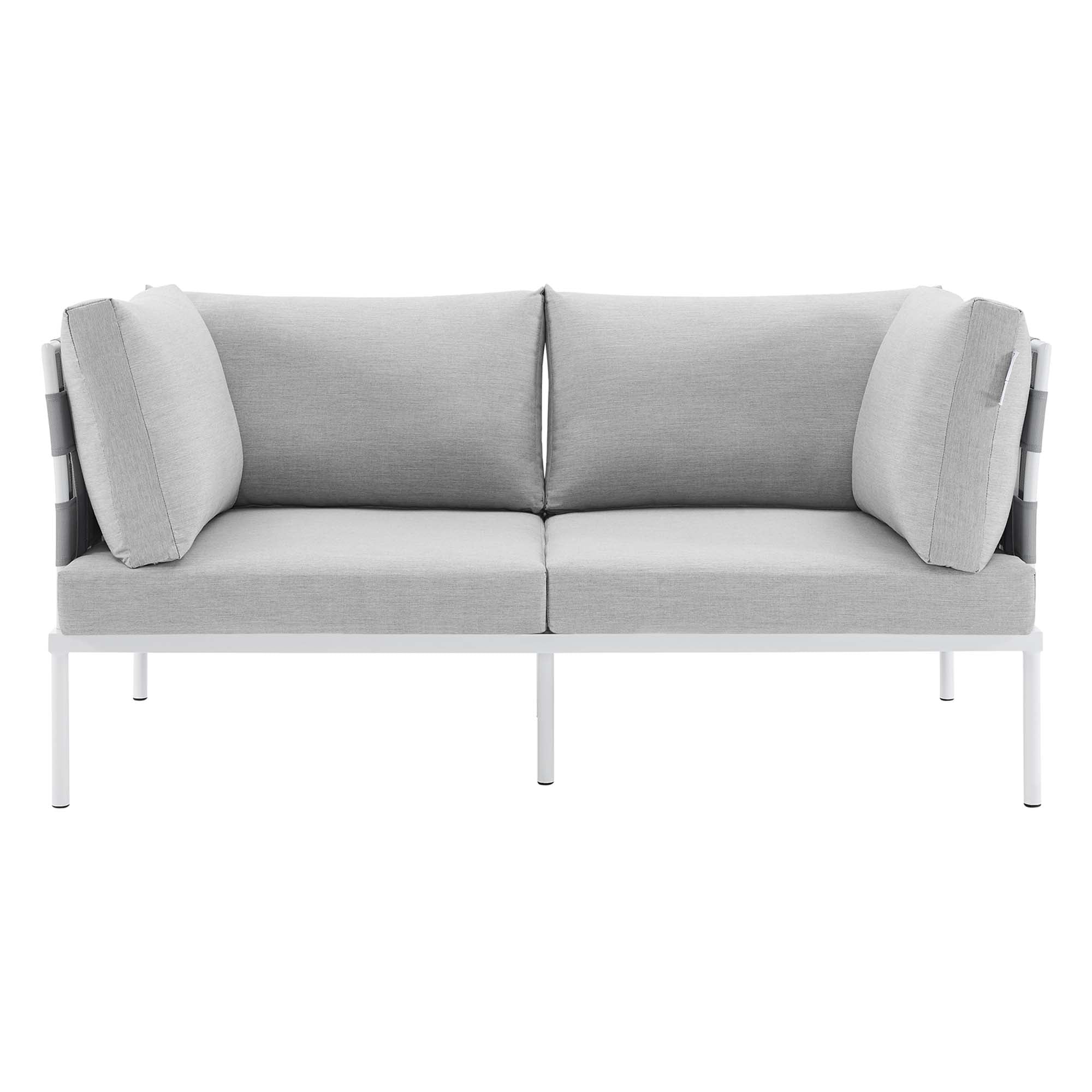 Harmony Sunbrella® Outdoor Patio Aluminum Loveseat by Modway