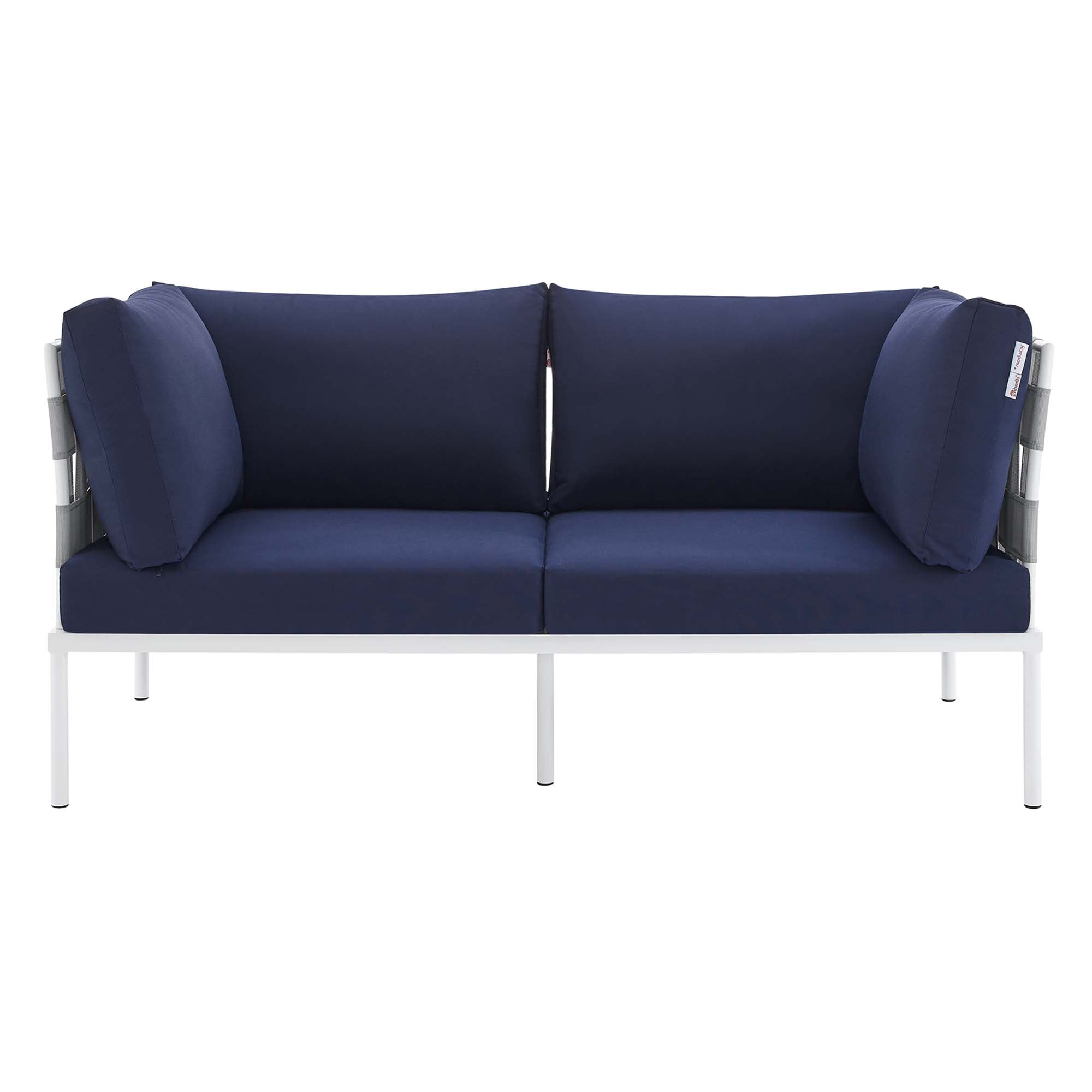 Harmony Sunbrella® Outdoor Patio Aluminum Loveseat by Modway