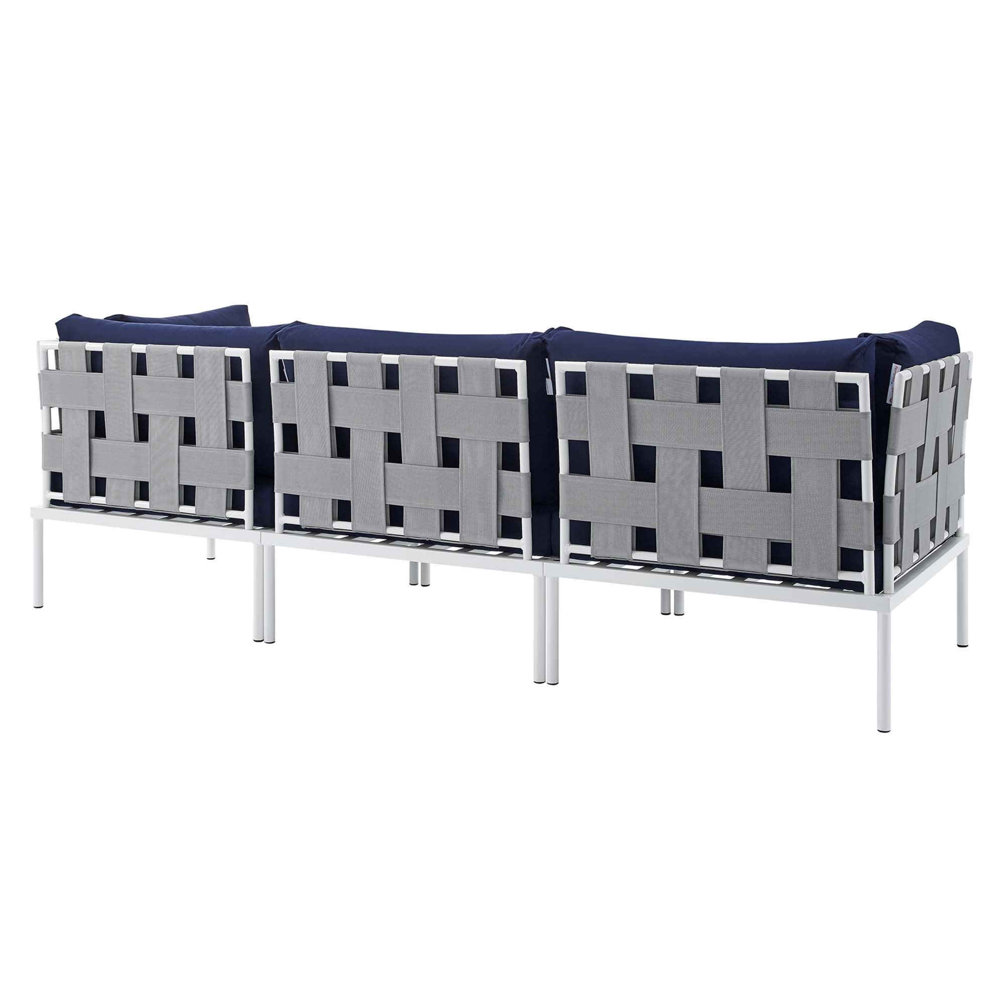 Harmony Sunbrella® Outdoor Patio Aluminum Sofa by Modway