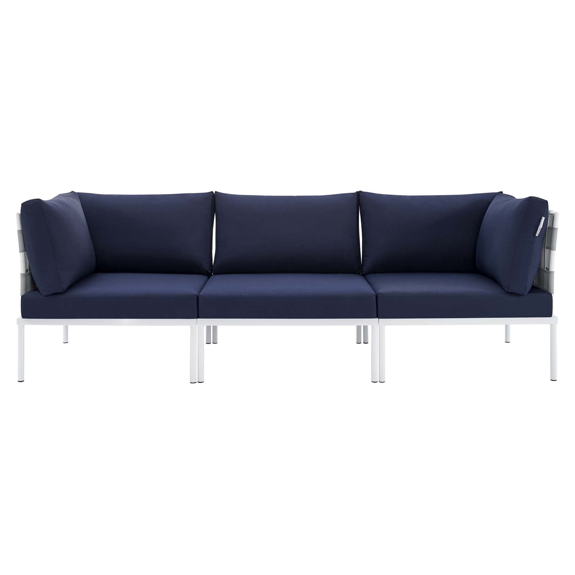 Harmony Sunbrella® Outdoor Patio Aluminum Sofa by Modway