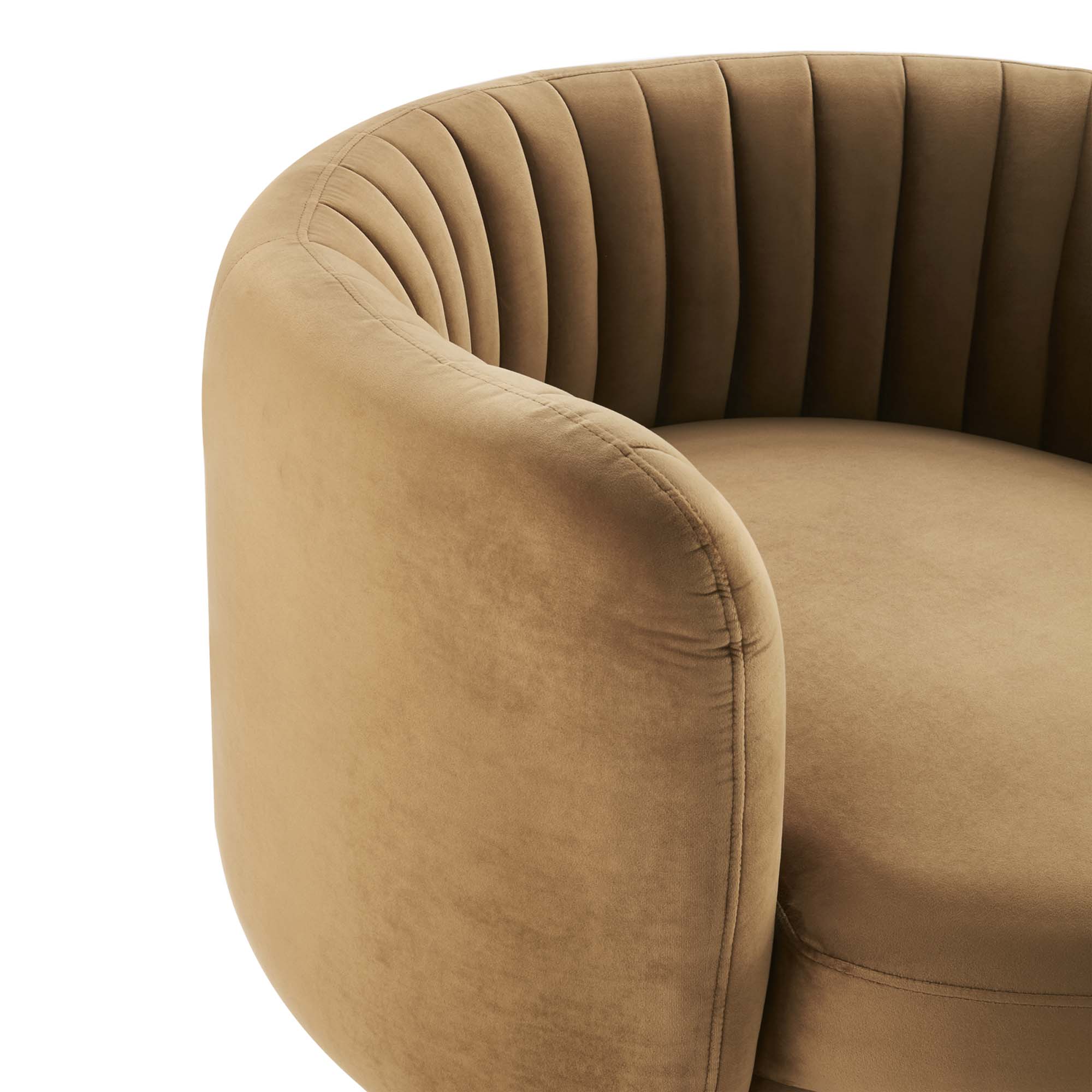 Embrace Tufted Performance Velvet Performance Velvet Swivel Chair by Modway