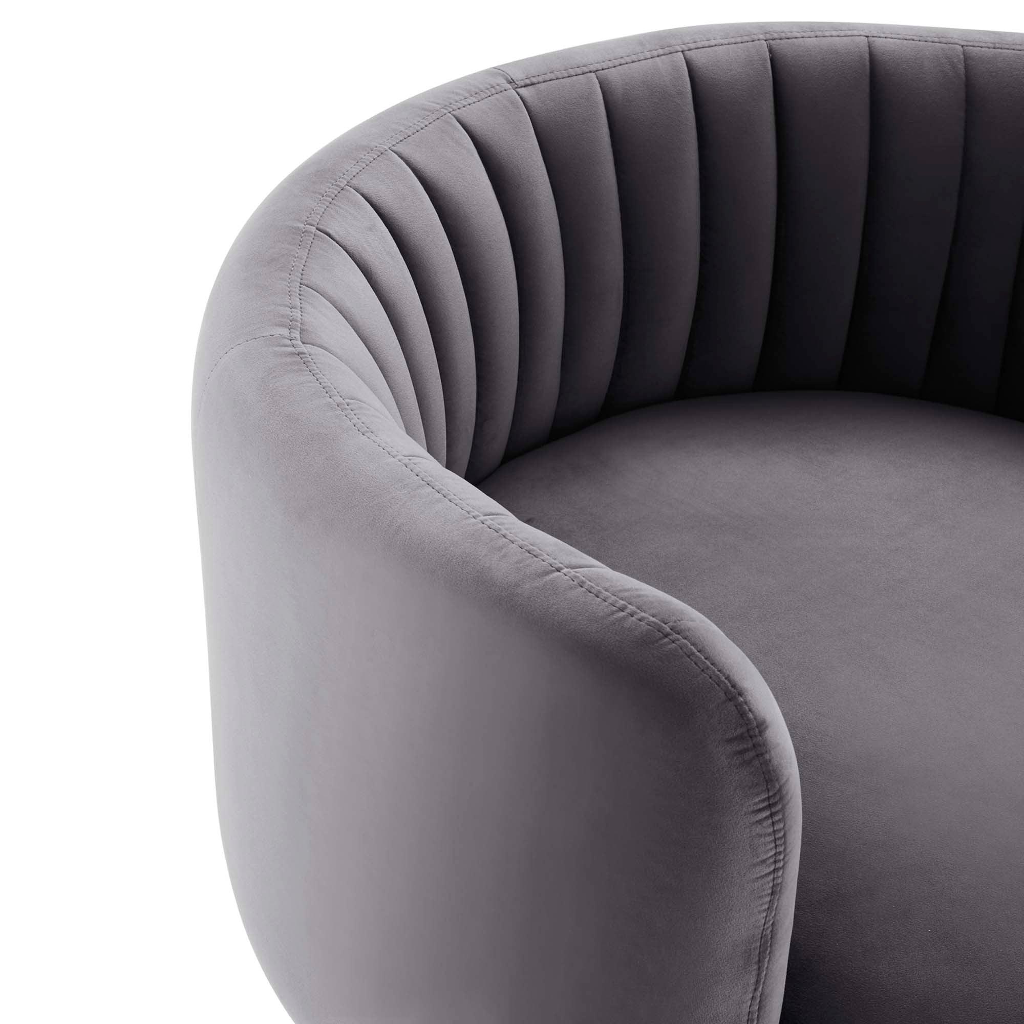 Embrace Tufted Performance Velvet Performance Velvet Swivel Chair by Modway