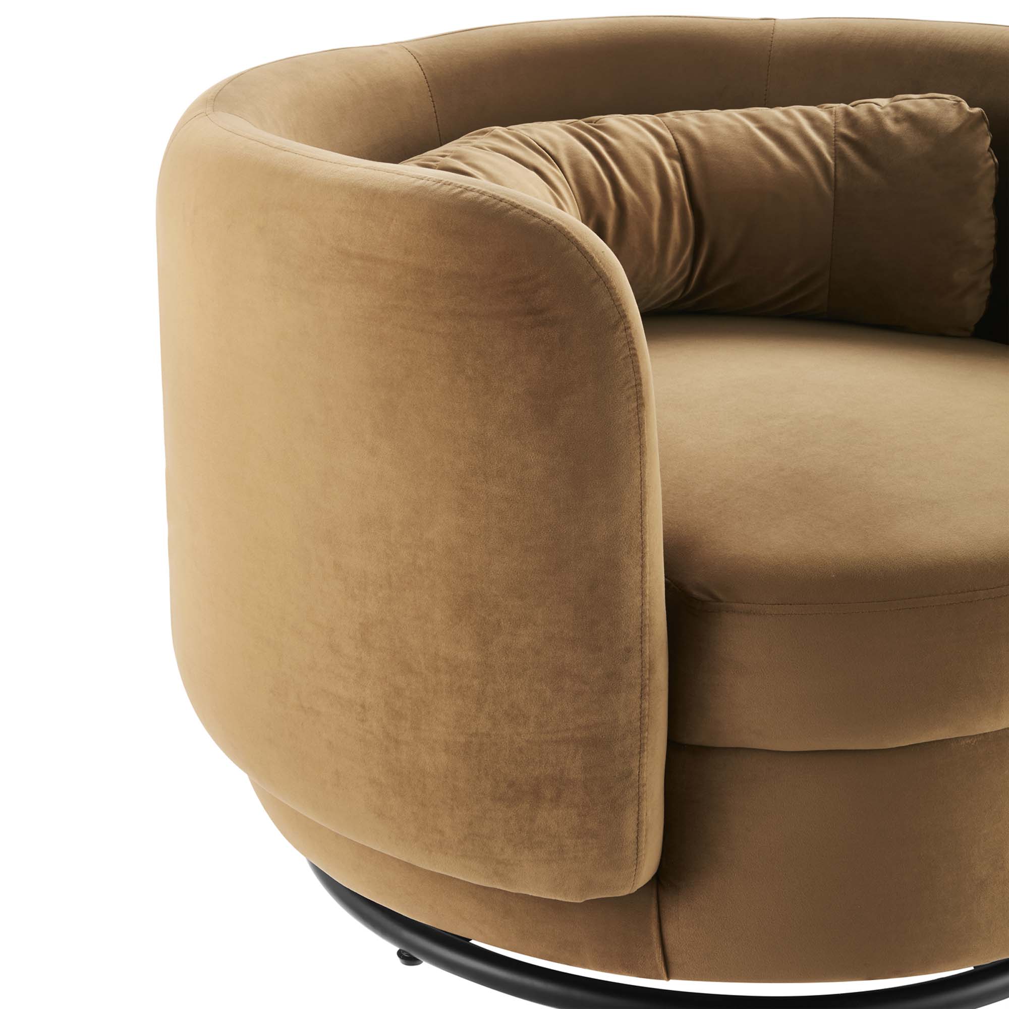 Relish Performance Velvet Performance Velvet Swivel Chair by Modway