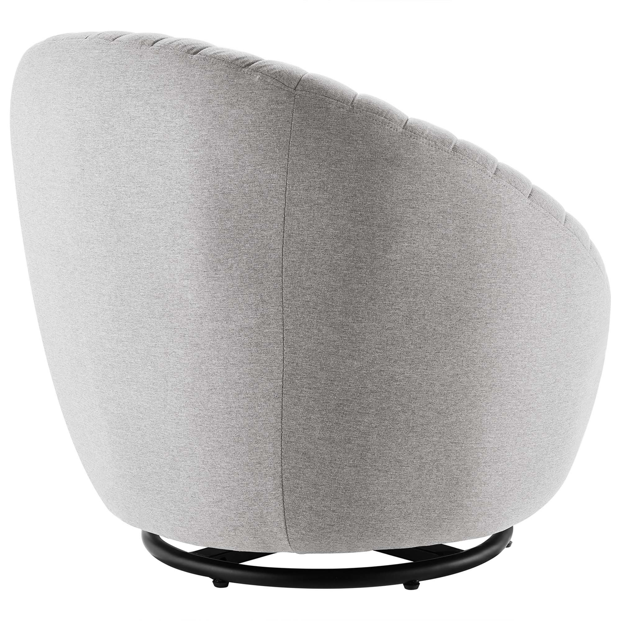 Whirr Tufted Fabric Swivel Chair by Modway