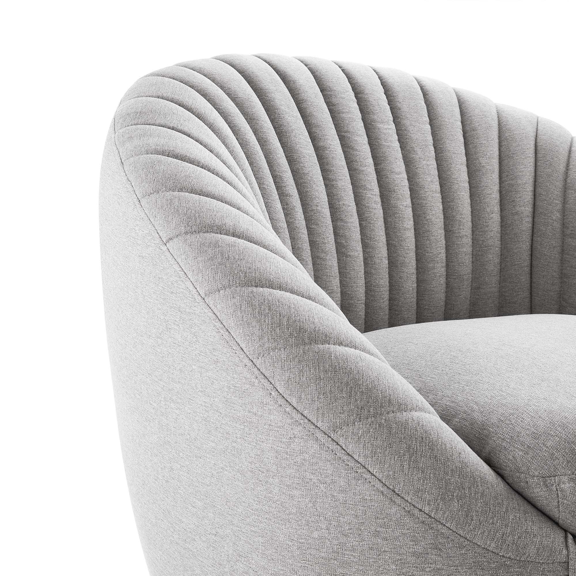 Whirr Tufted Fabric Swivel Chair by Modway