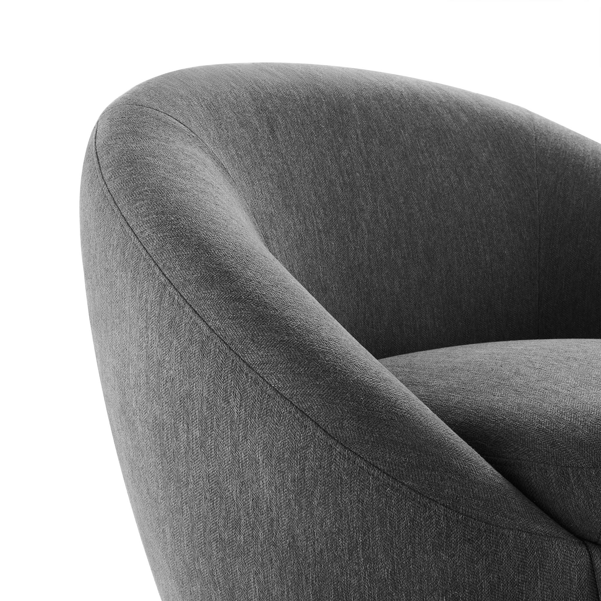 Buttercup Upholstered Fabric Swivel Chair by Modway