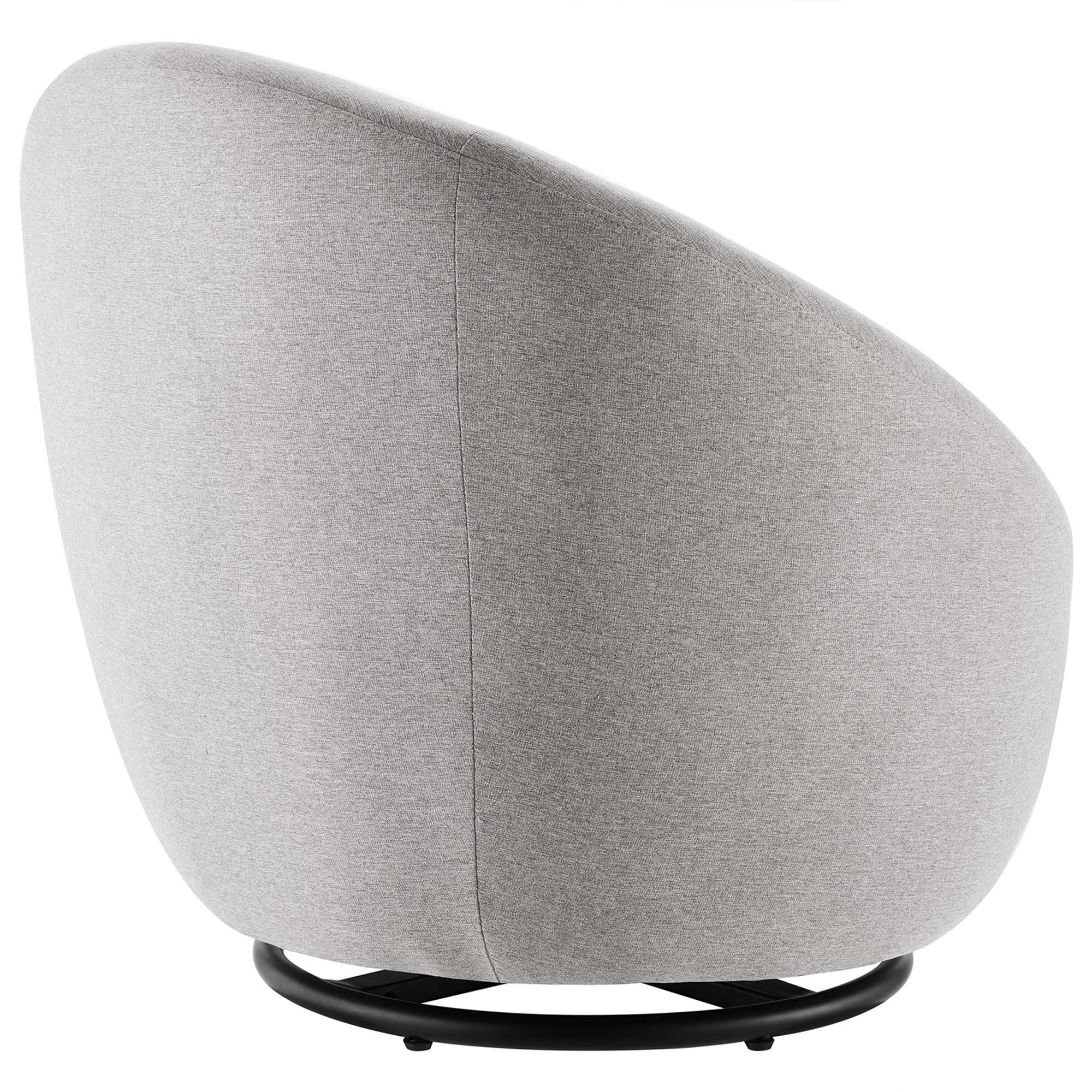 Buttercup Upholstered Fabric Swivel Chair by Modway