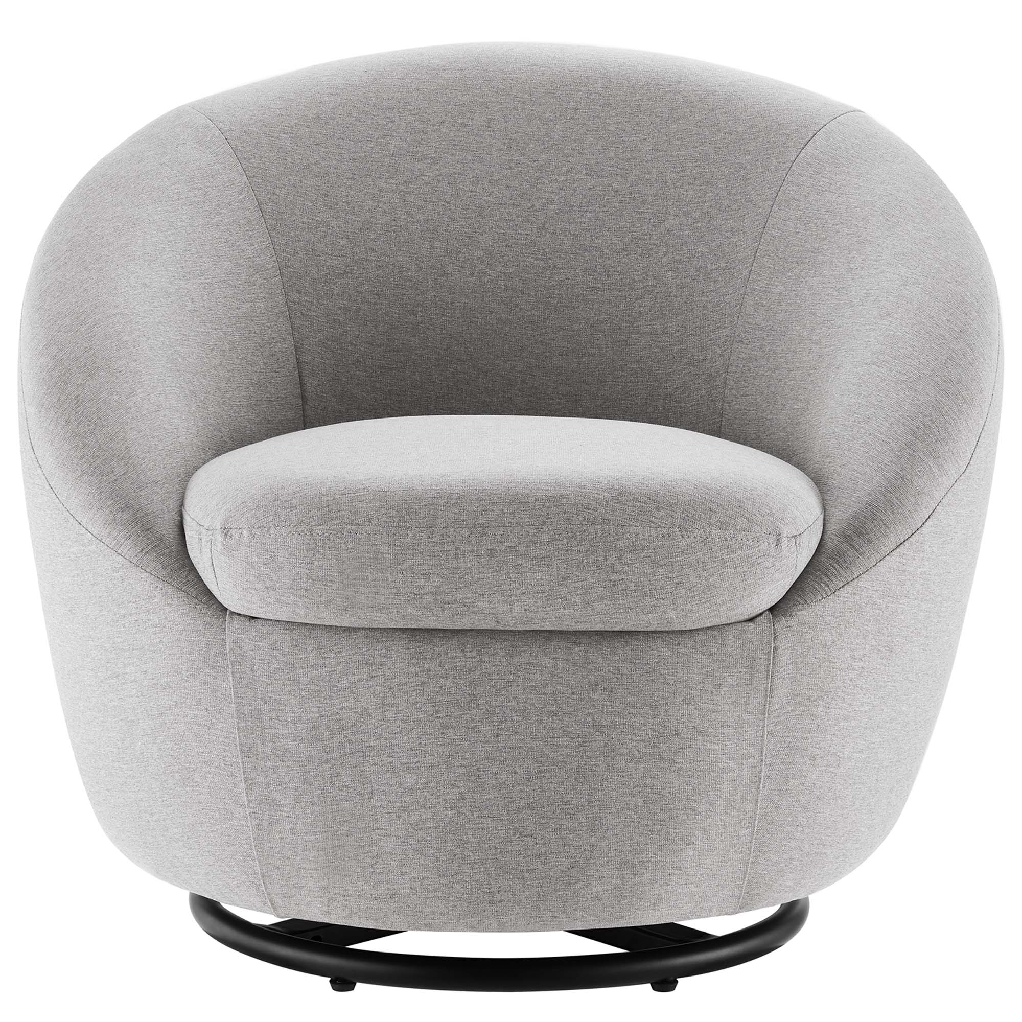 Buttercup Upholstered Fabric Swivel Chair by Modway