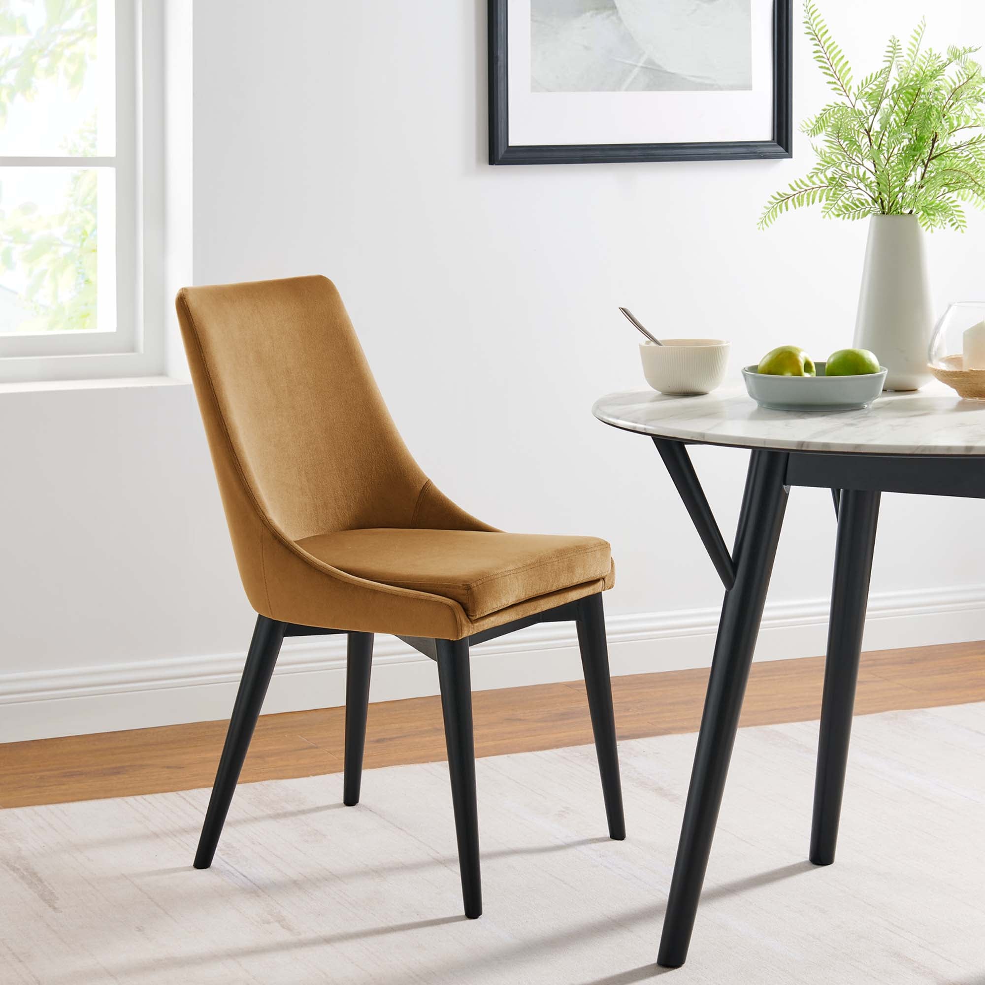 Viscount Performance Velvet Dining Chair by Modway