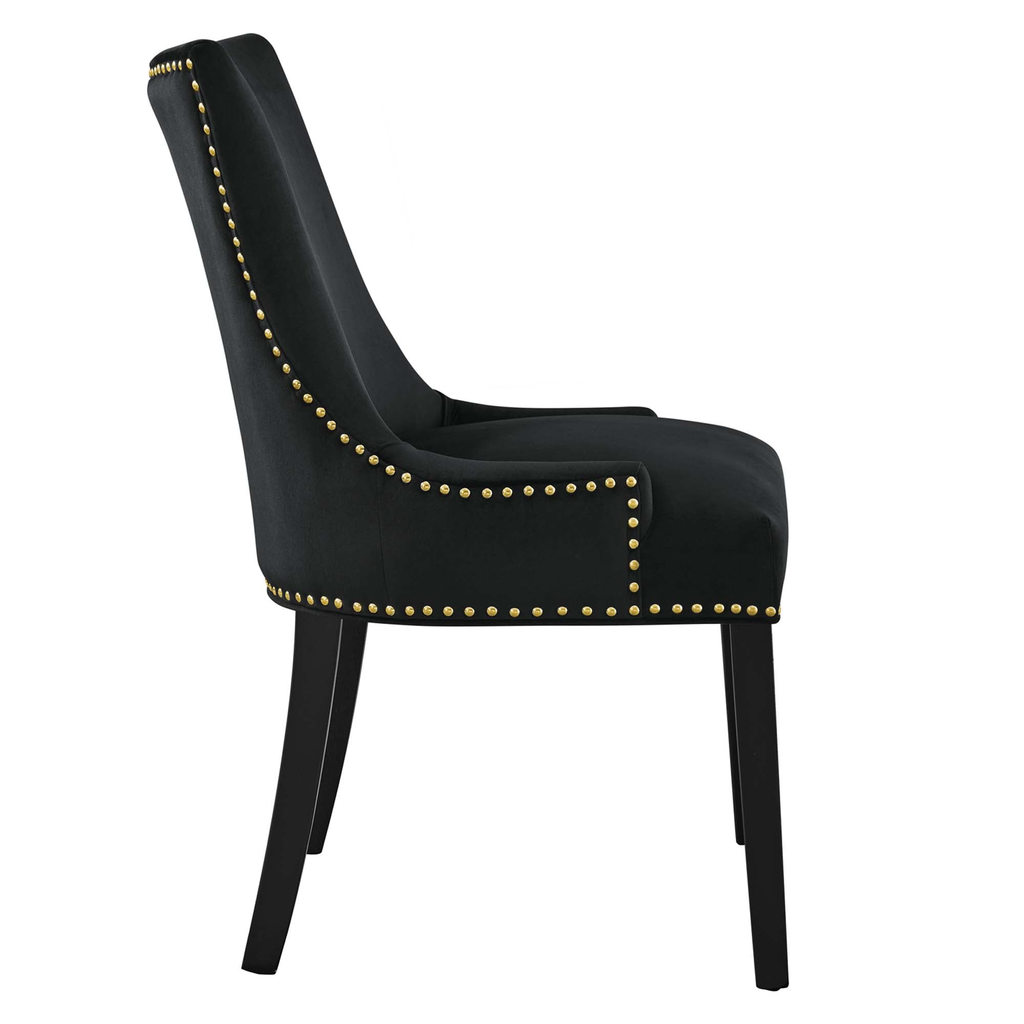Marquis Performance Velvet Dining Chairs - Set of 2 by Modway