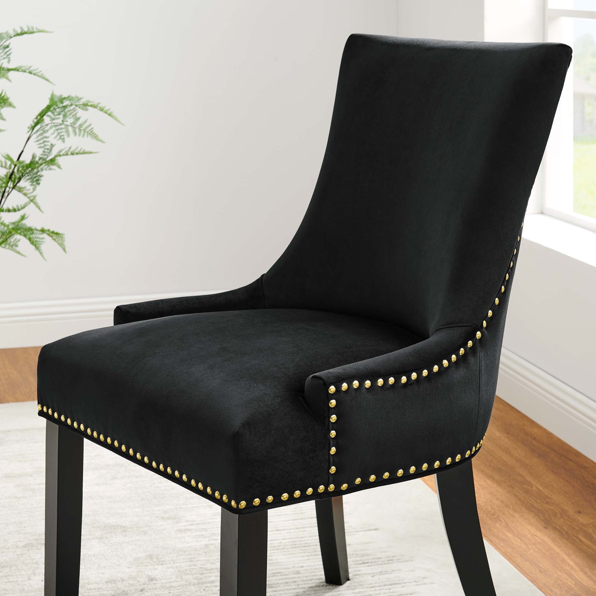 Marquis Performance Velvet Dining Chairs - Set of 2 by Modway