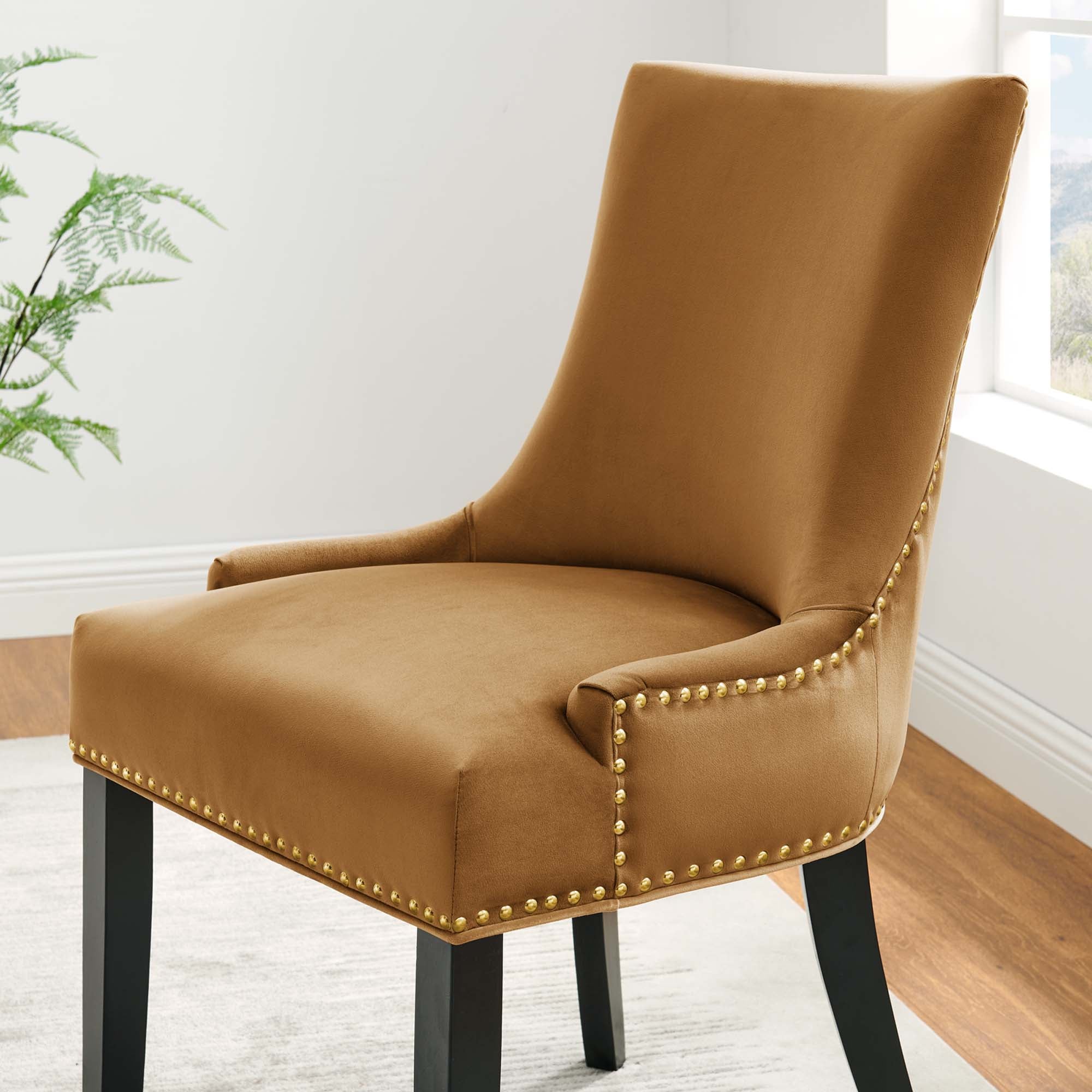 Marquis Performance Velvet Dining Chairs - Set of 2 by Modway