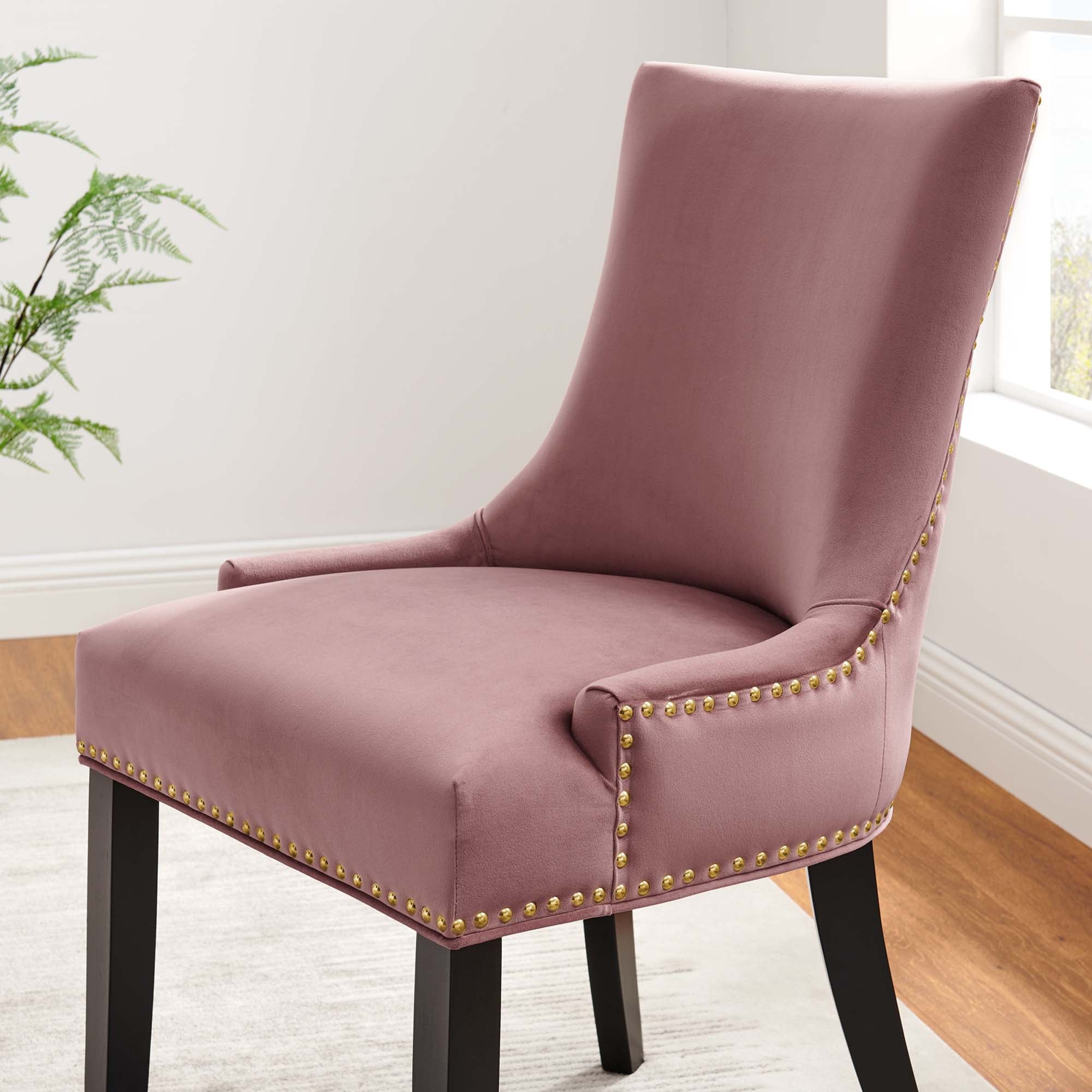 Marquis Performance Velvet Dining Chairs - Set of 2 by Modway