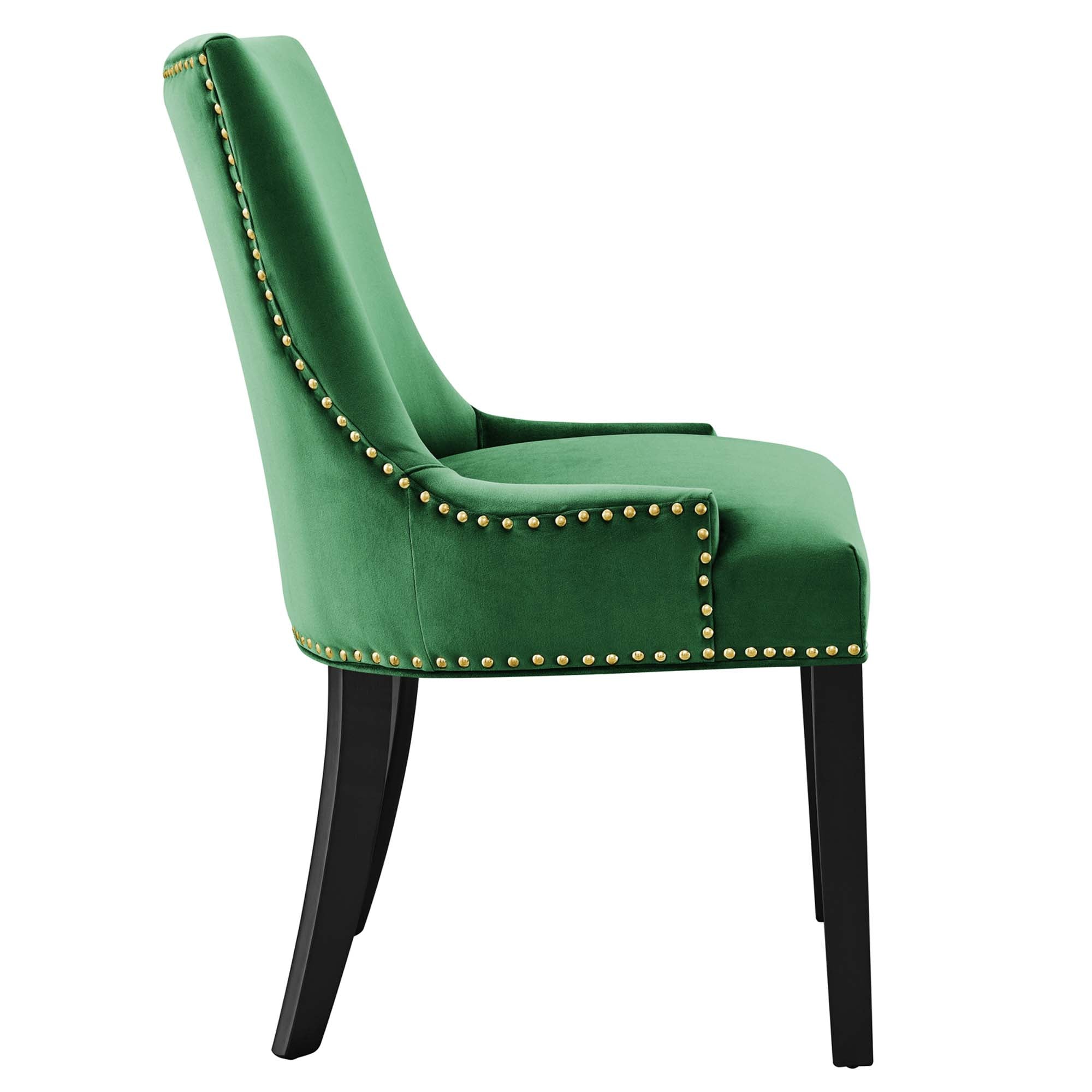 Marquis Performance Velvet Dining Chairs - Set of 2 by Modway