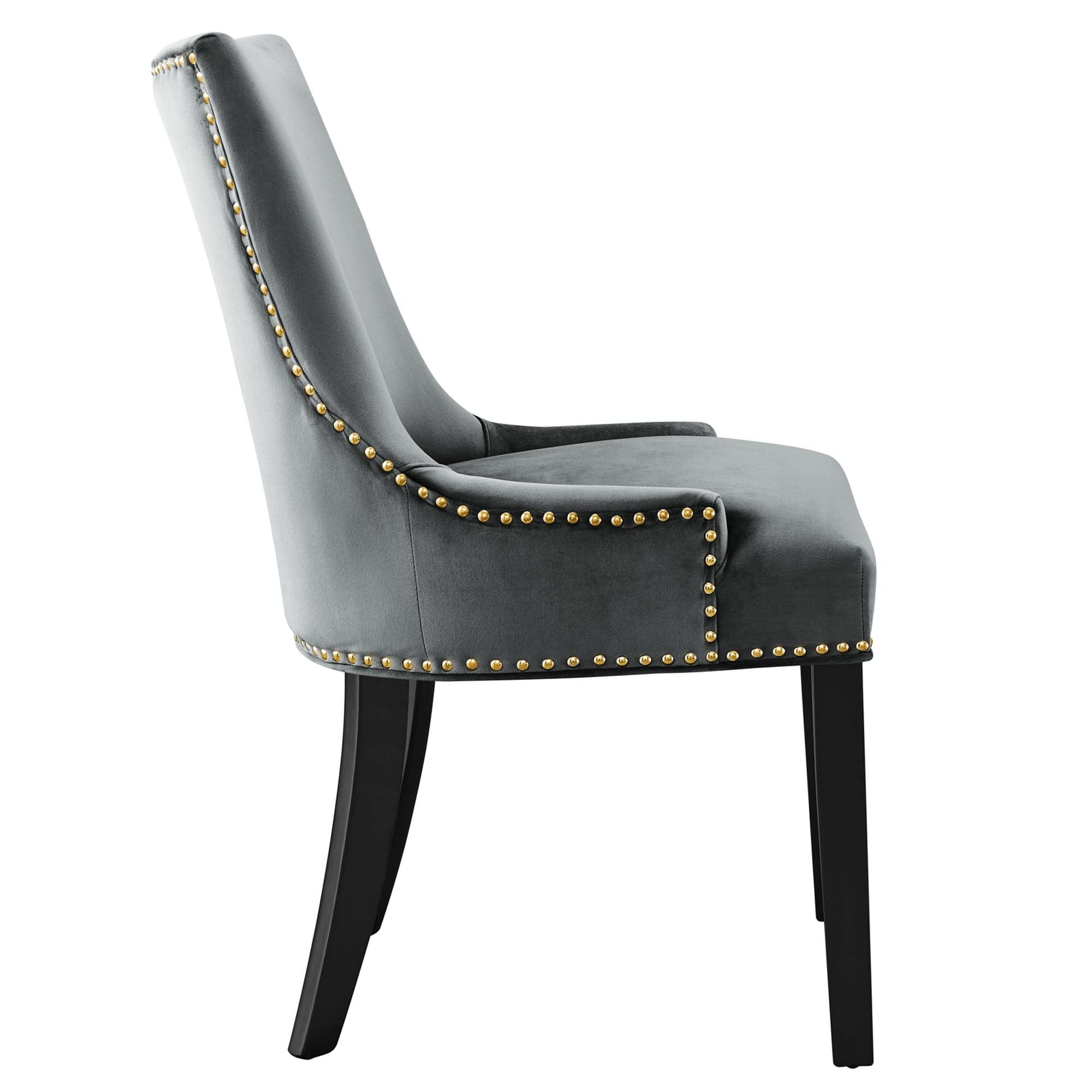 Marquis Performance Velvet Dining Chairs - Set of 2 by Modway